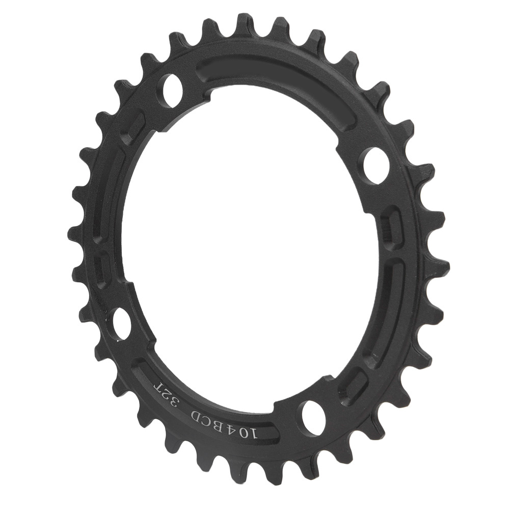 Kettenblatt Aus Aluminiumlegierung Für Mountainbikes, 104 Mm Lochkreis, 32 Zähne, Mit Positiver Und Negativer Verzahnung, 32 Zähne