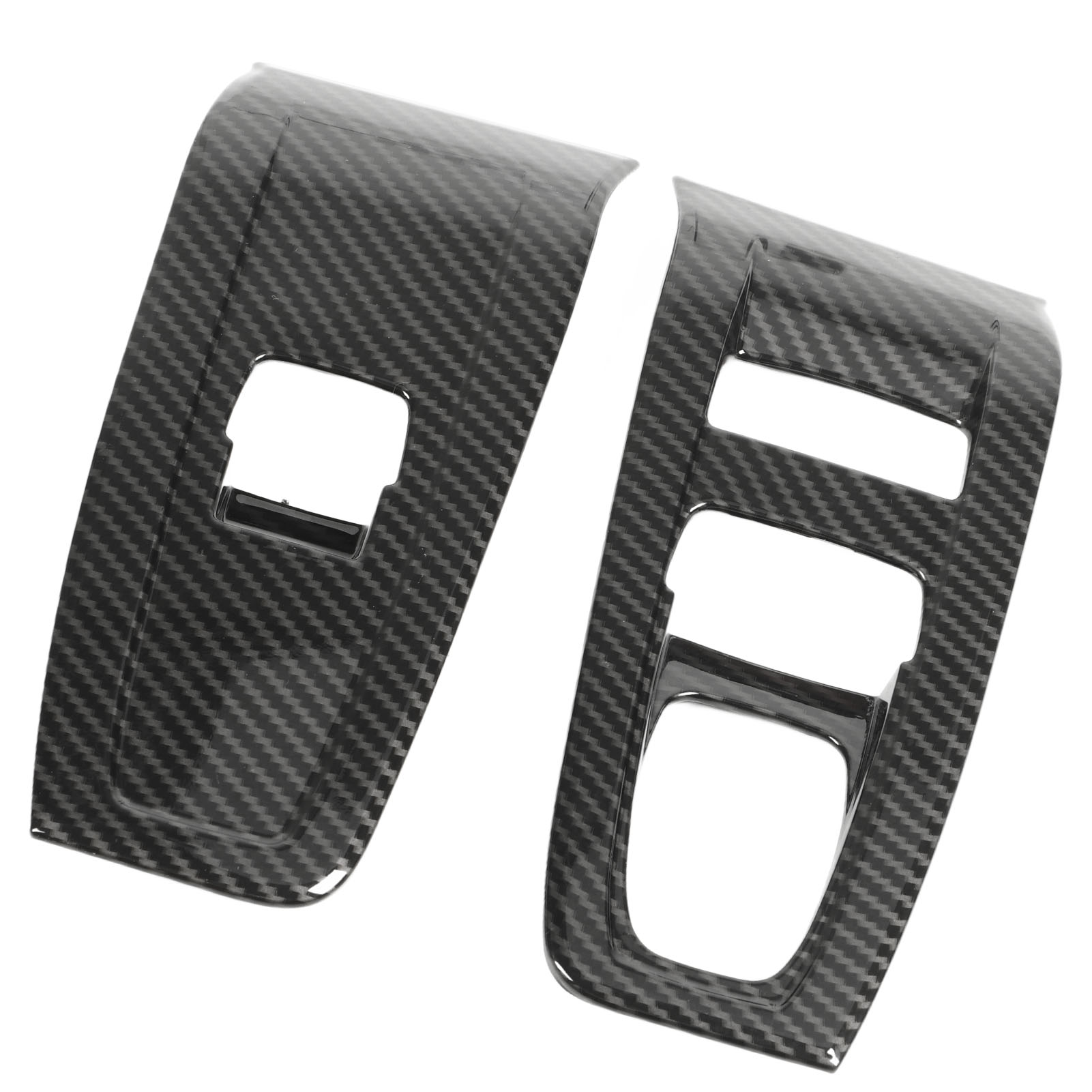2 Stück Fensterheberschalter-zierblenden In Carbon-optik Mit Edler Textur Als Ersatz Für Subaru Brz Zn8 Zd8 Ab 2022