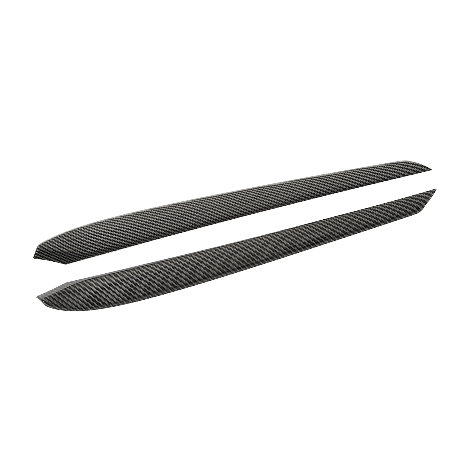 2 Stück Abs-armlehnen-innenverkleidung In Carbonfaser-optik, Türverkleidungs-ersatzteil Für Tesla Model 3