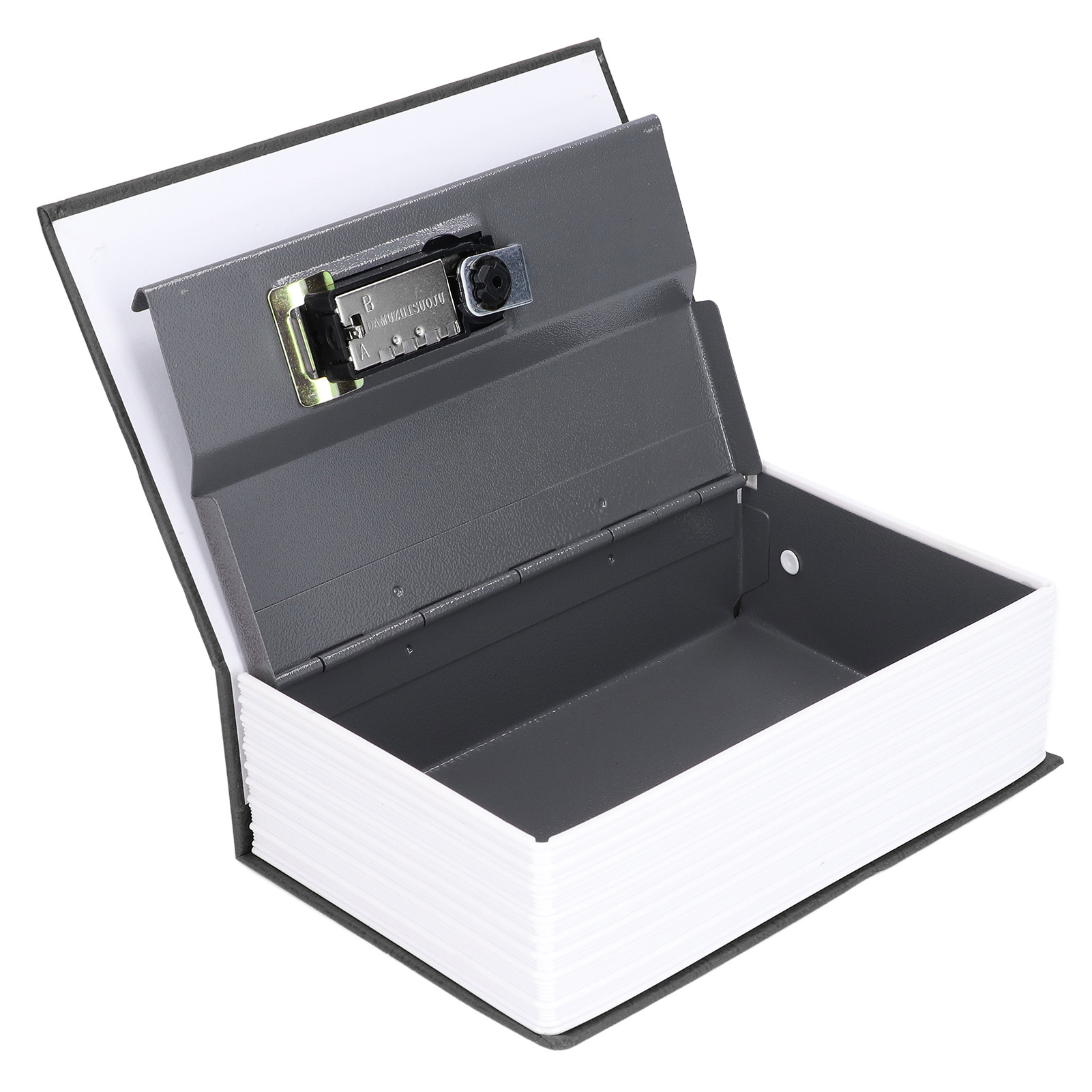 Buchförmiger Stahltresor, Klassischer Geheimtresor Mit Passwortschutz, Aufbewahrungsbox Für Den Haushalt, Schwarz