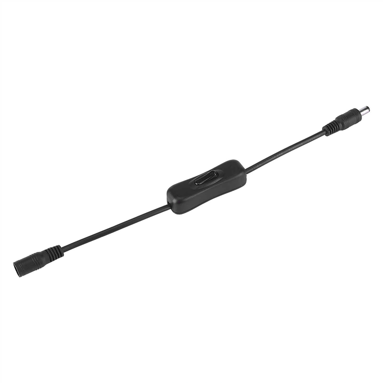 Set Mit 5 Schaltern Und Kabel Für Led-streifen, 12-v-dc-stecker/buchse, Schwarzer Netzstecker