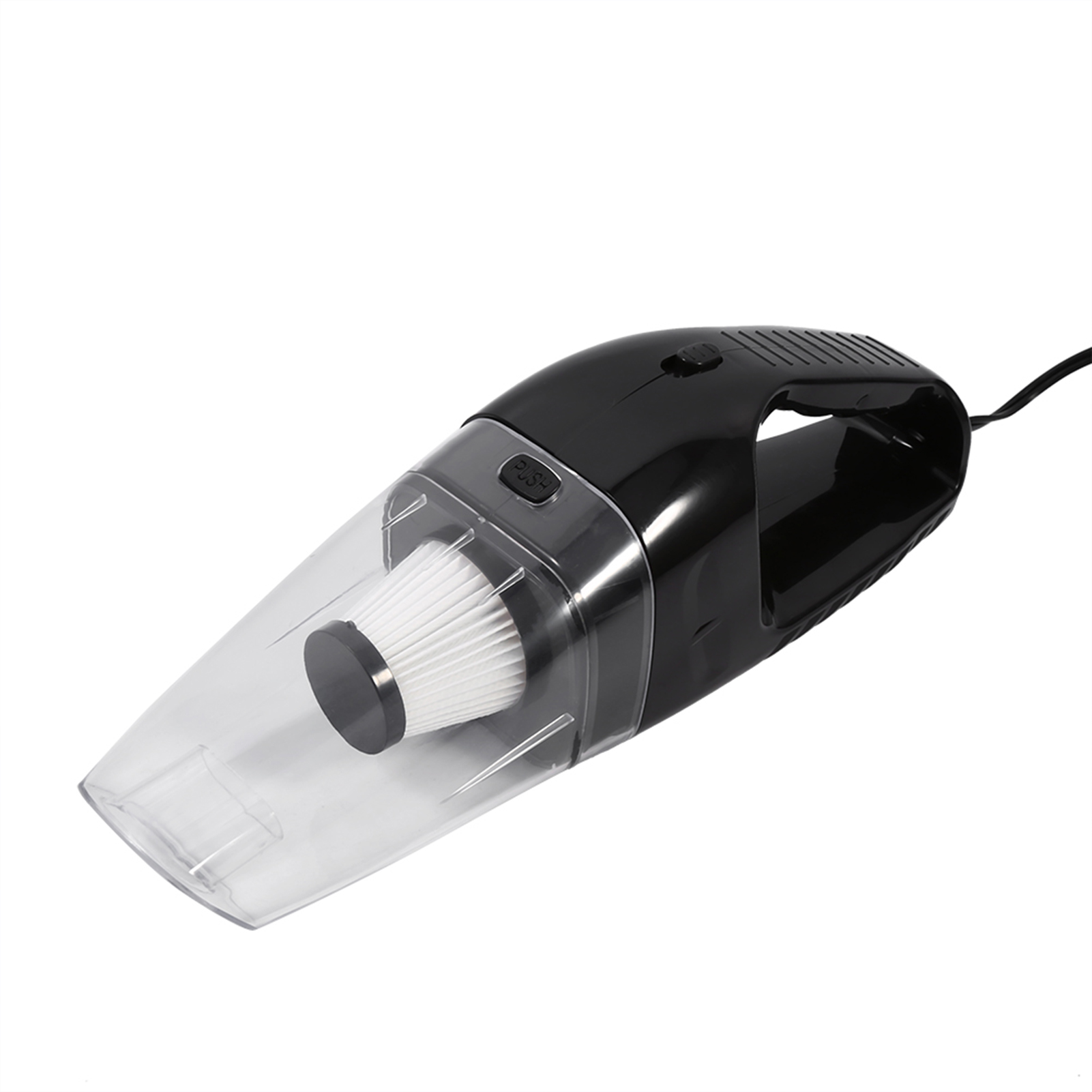 Tragbarer 12v 120w Autostaubsauger, Nass- Und Trockensauger Mit 5m Kabel, Schwarz