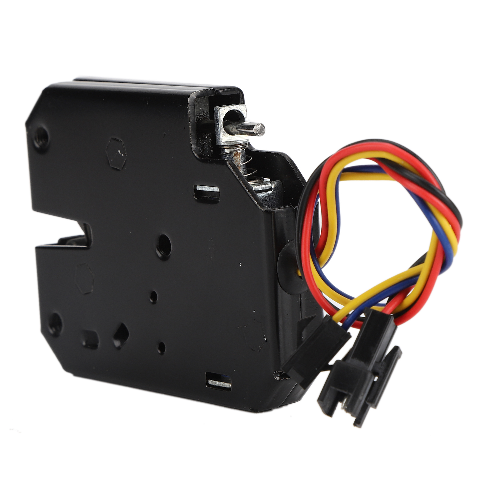 12v 2a Elektromagnetisches Schloss Für Schaltschrank, Sicherheitsschublade, Schwarzer Stahl, Zugschloss, Elektrisches Vorhängeschloss