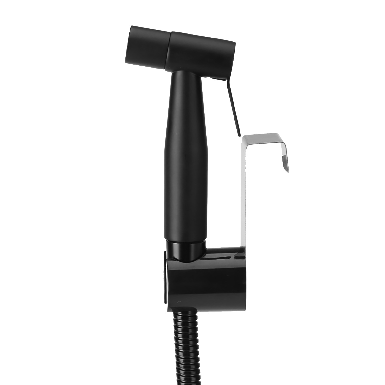5-teiliges Set: Tragbares Bidet-wc-sprühgerät Aus Schwarzem Edelstahl, Hygienischer Sprüher Zur Windelreinigung, Badezimmeraccessoire