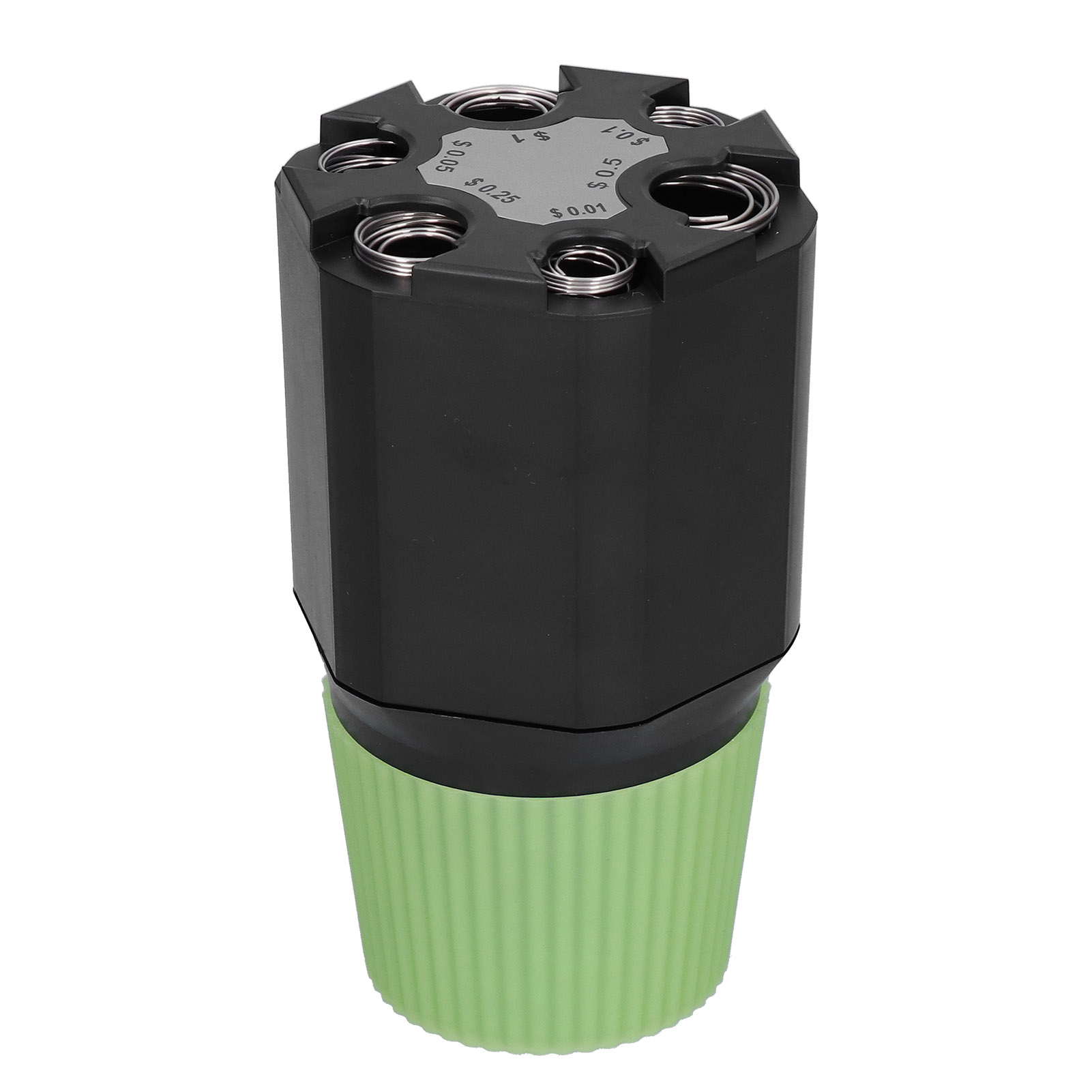 Spardose Für Münzen Und Scheine Im Auto, 2-stufiges Sparschwein, Auto-organizer, Schwarz Und Grün