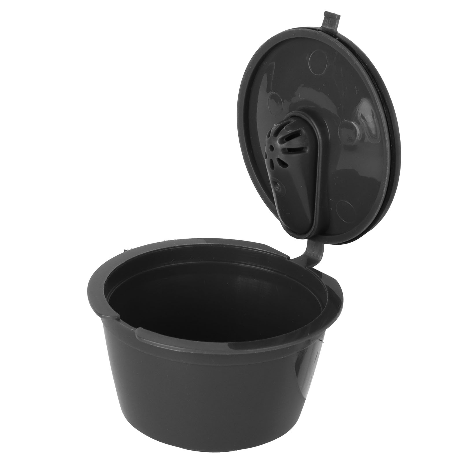 Wiederverwendbarer Kaffeefilter Für Dolce Gusto Kapseln, Messbecher 51–100 Ml, Kaffeemaschinenzubehör, Geeignet Für Zuhause Und Büro, Schwarz, Fein Gemahlen, Umweltfreundlich