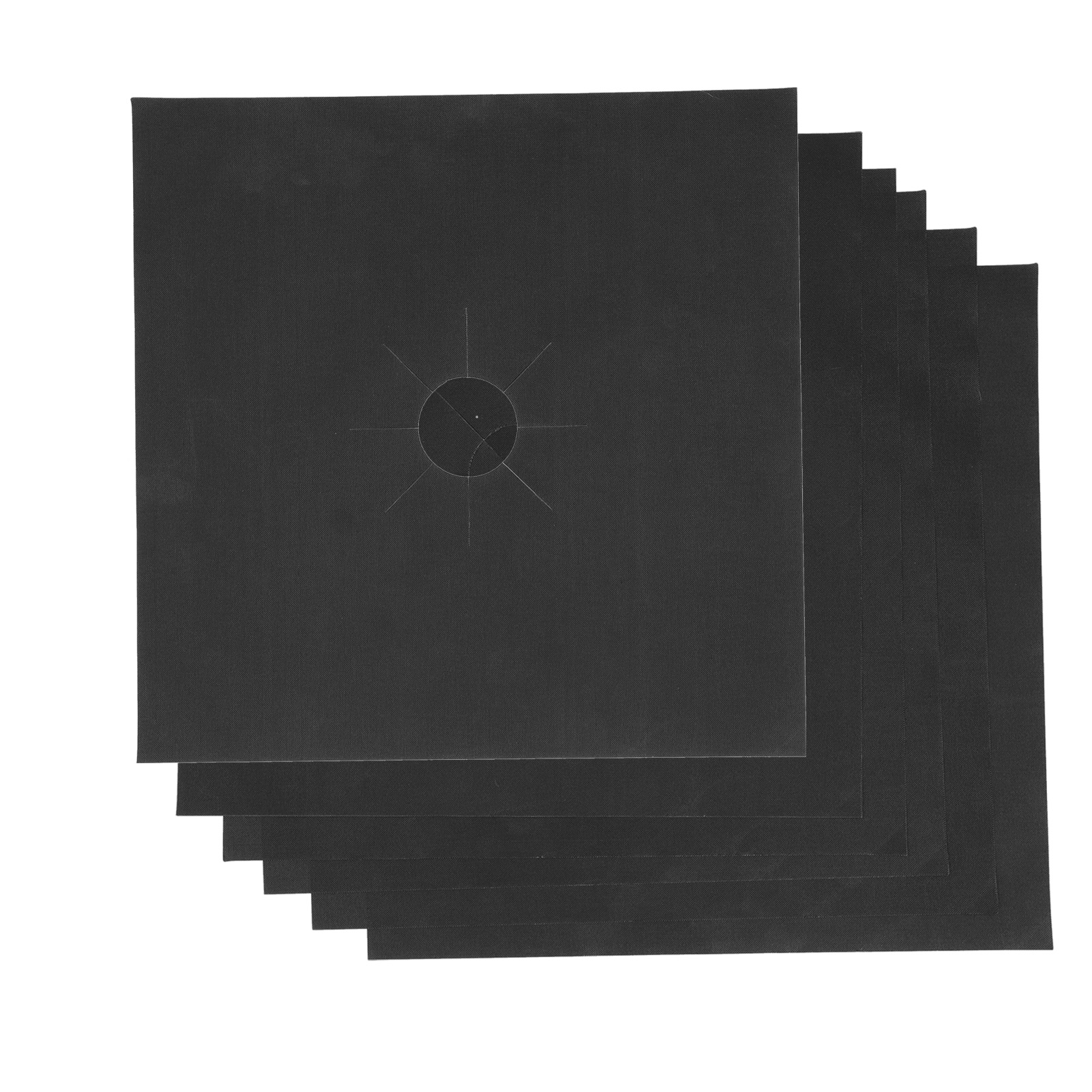 Ptfe-herdbrennerabdeckungen, Fleckenabweisend, Ölbeständig, Wiederverwendbar, Antihaftbeschichtet, Gaskochfeldschutz