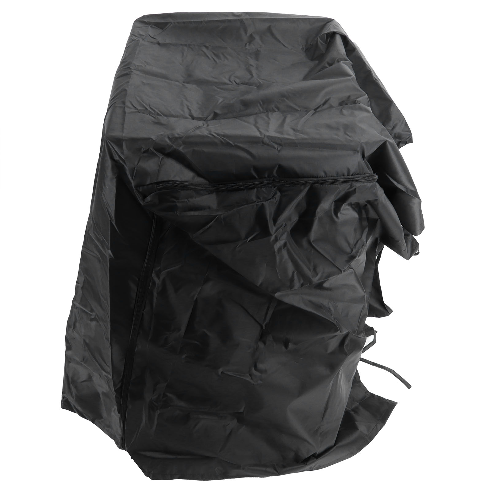 Waschmaschinenabdeckung Aus 210d Oxford-gewebe, Silberfarben, Staubdicht, Für Trockner Und Balkon, 74 X 71 X 101 Cm, Schwarz