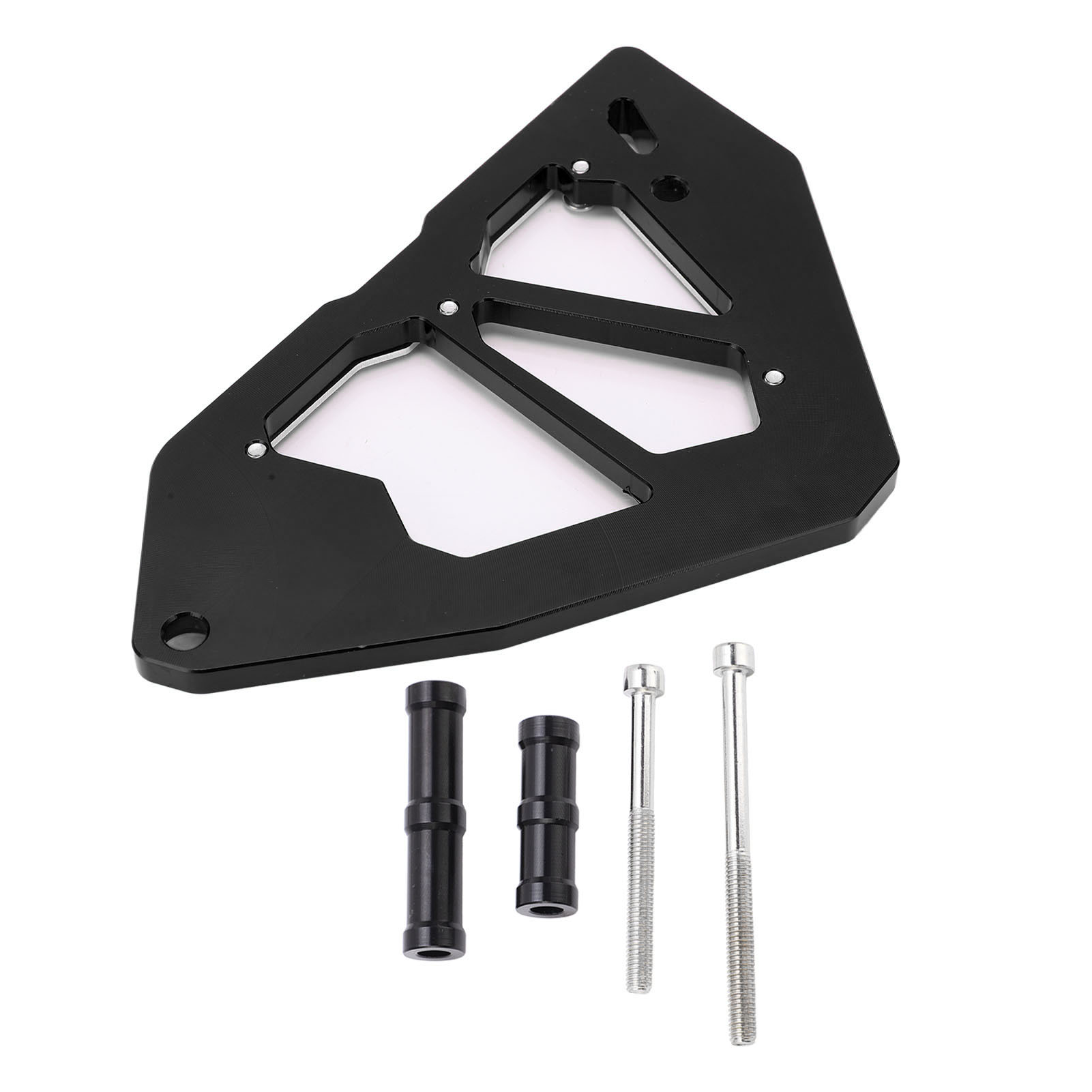 Cnc-gefräster Kettenschutz Aus Aluminiumlegierung Für Z250, Z300 Und Ninja 250/300 Motorräder (2013–2017), Ersatz-getriebeabdeckung, Schwarz