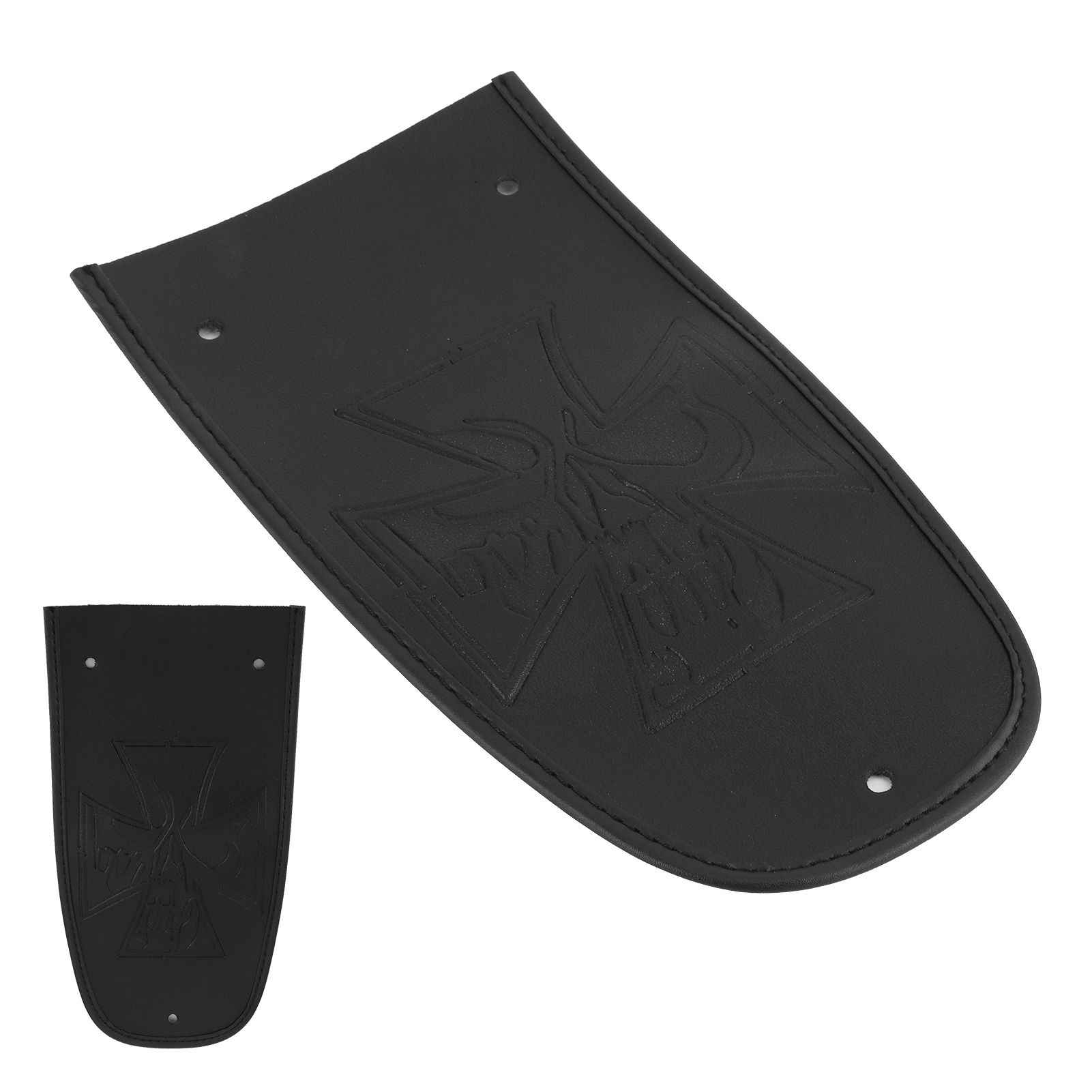 Motorrad-hinterradkotflügel, Dekoratives Kreuzmuster-polster, Passend Für Xl 883 1200 48, Schwarz, Schutz Und Stil