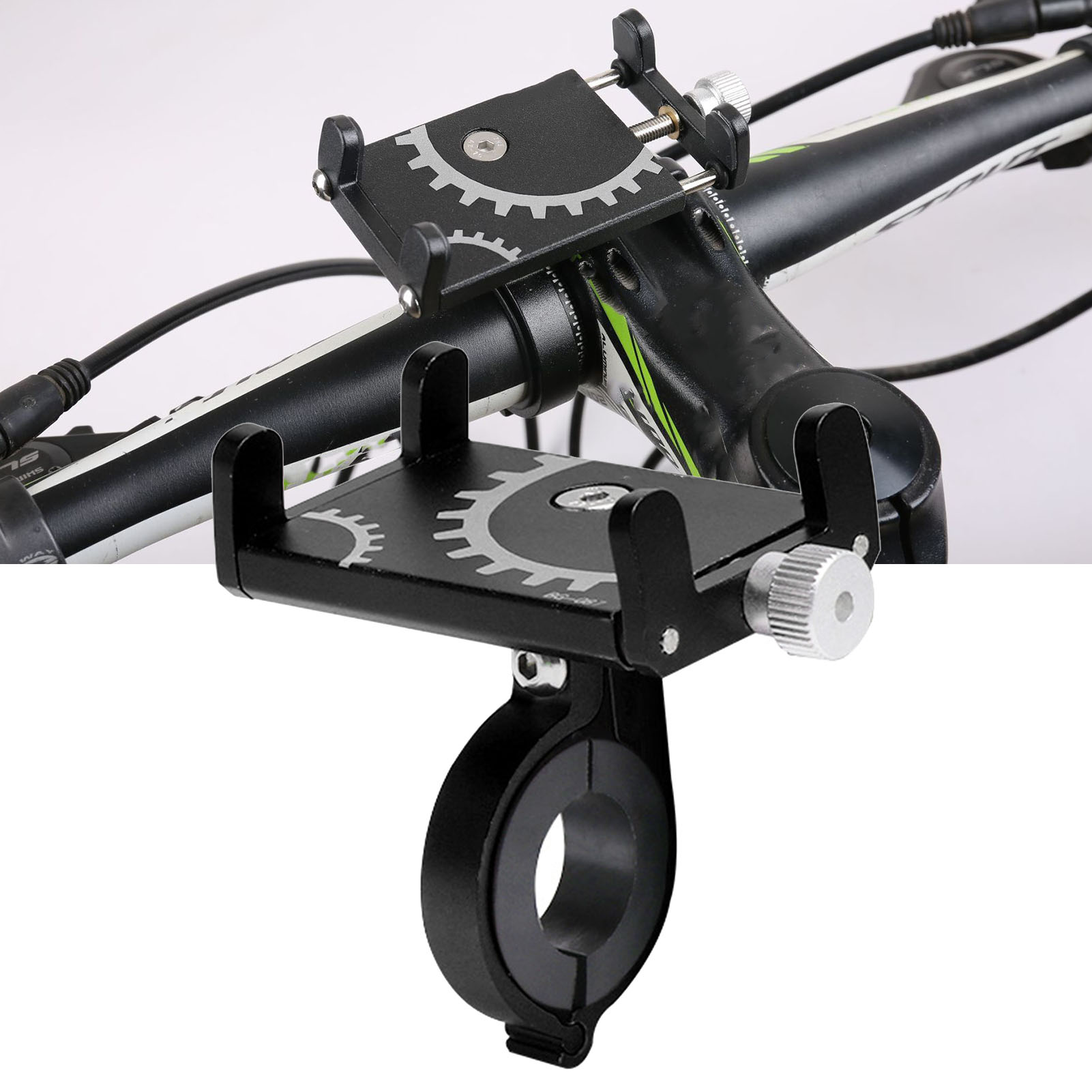 Verstellbare Handyhalterung Für Fahrrad-/motorradlenker, Universelle Halterung Mit Breiter Kompatibilität, Smartphone-navigationshalterung, Robust Für Radfahren Und Motorradfahren.