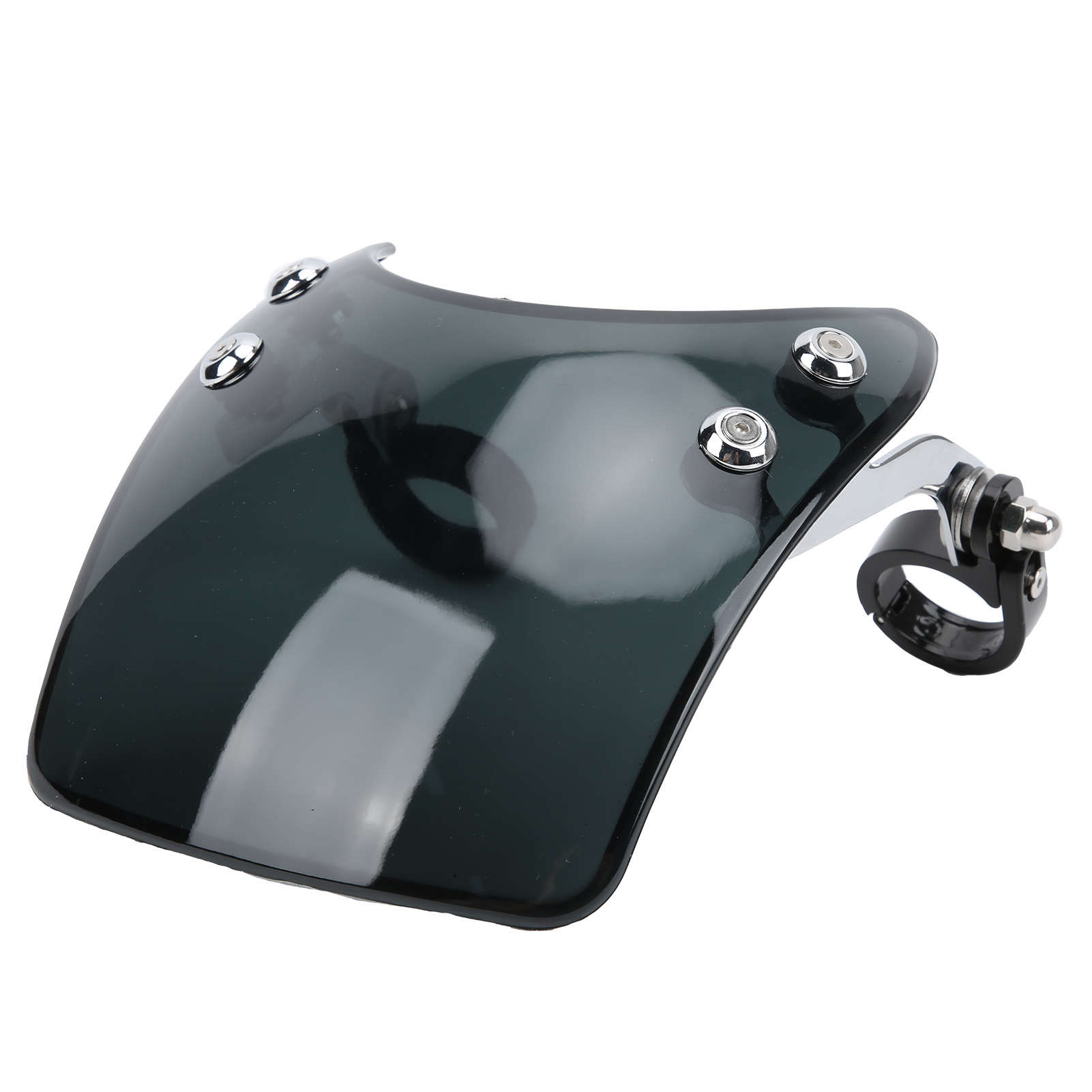 Motorrad-windschutzscheibenverkleidung, 180° Verstellbar, Universalgabel 38–41 Mm, Schwarz