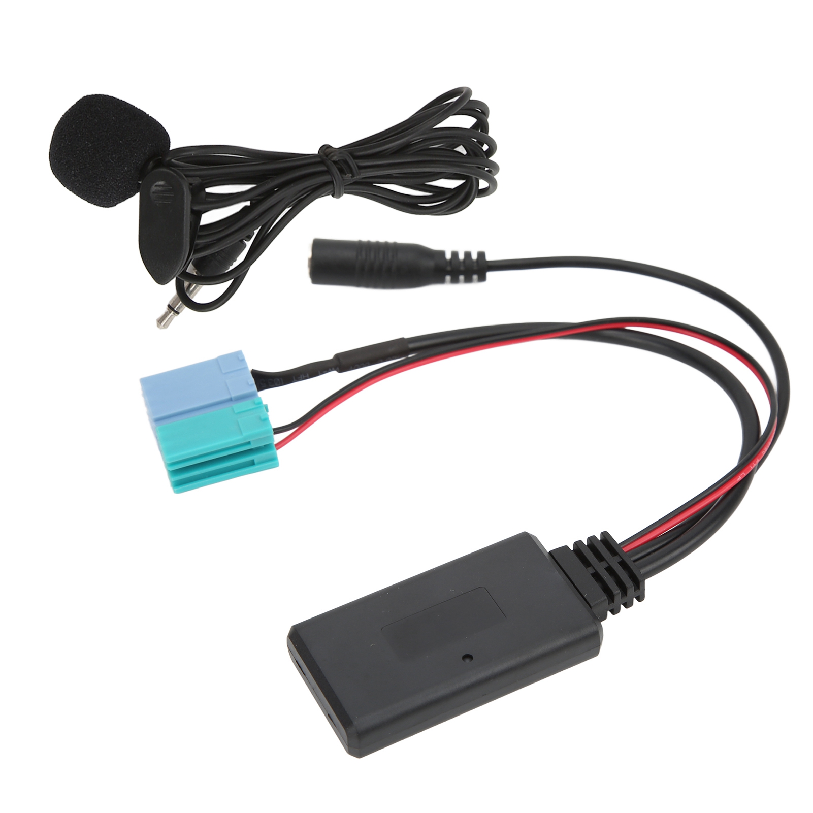 Bluetooth-adapter Mit 6+8 Pins, Aux-eingang, Freisprechfunktion Und Integriertem Mikrofon Für Visteon Autoradios Und Fiat Bravo Ab Baujahr 2007