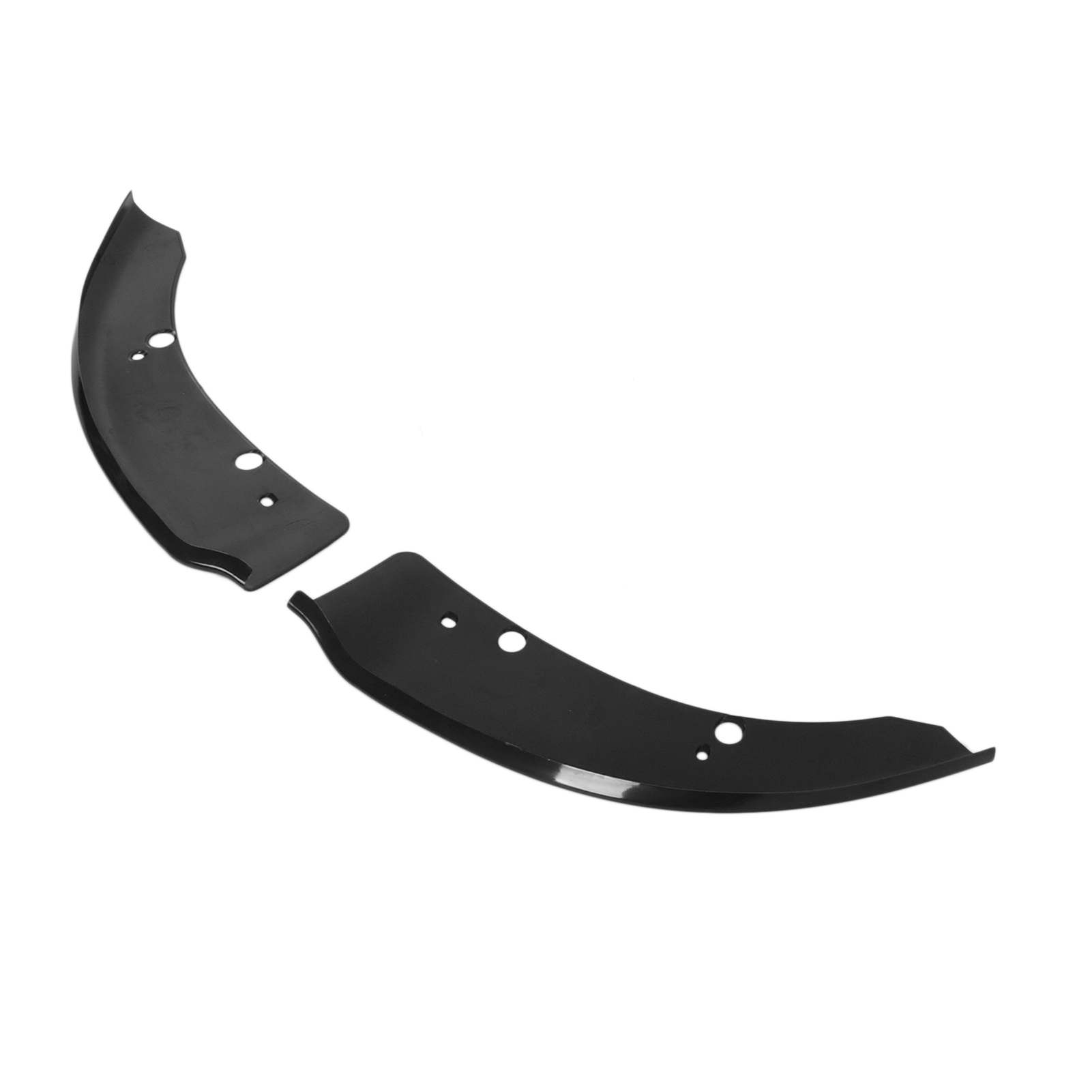 2x Unterer Frontspoiler-schutz Als Ersatz Für Dodge Challenger Scat Pack Srt 2015-2020, Schwarze Spoilerlippe