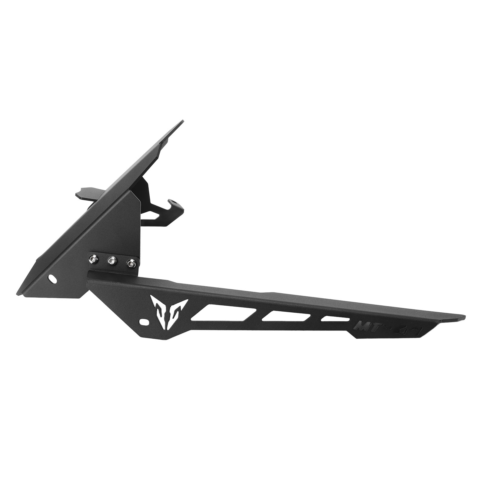 Hinterradkotflügel Für Motorräder Aus Aluminiumlegierung, Glatte Schwarze Oberfläche, Ersatz Für Das Mt-07-rad, Kompatibel Mit Den Modellen 2015-2017, Robustes Ersatzteil.