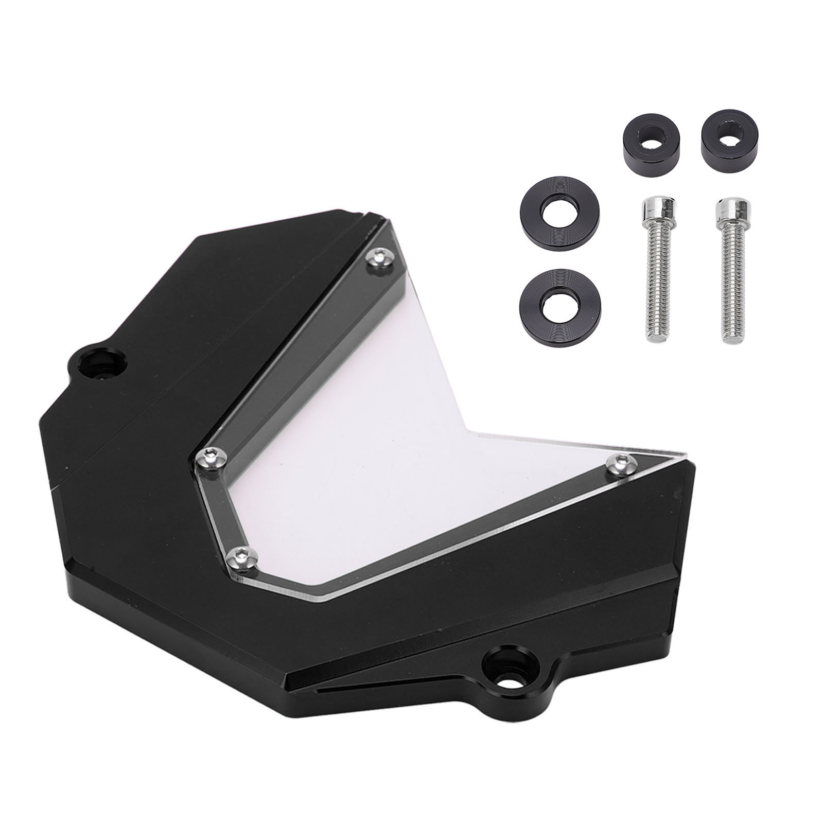 Cnc-gefräster Kettenschutz Aus Aluminiumlegierung Für Motorräder, Passend Für Mt-09 Und Fz09 (2013–2017), Schwarz