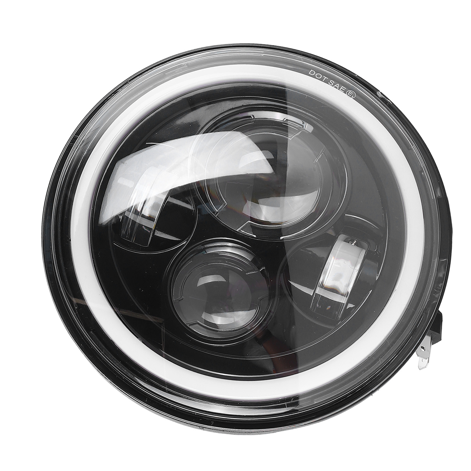 7-zoll-led-scheinwerfer (60 W), Angel-eye-ring, Hohe Helligkeit, Wasserdicht, Langlebig, Ersatzscheinwerfer Für Jeep Wrangler