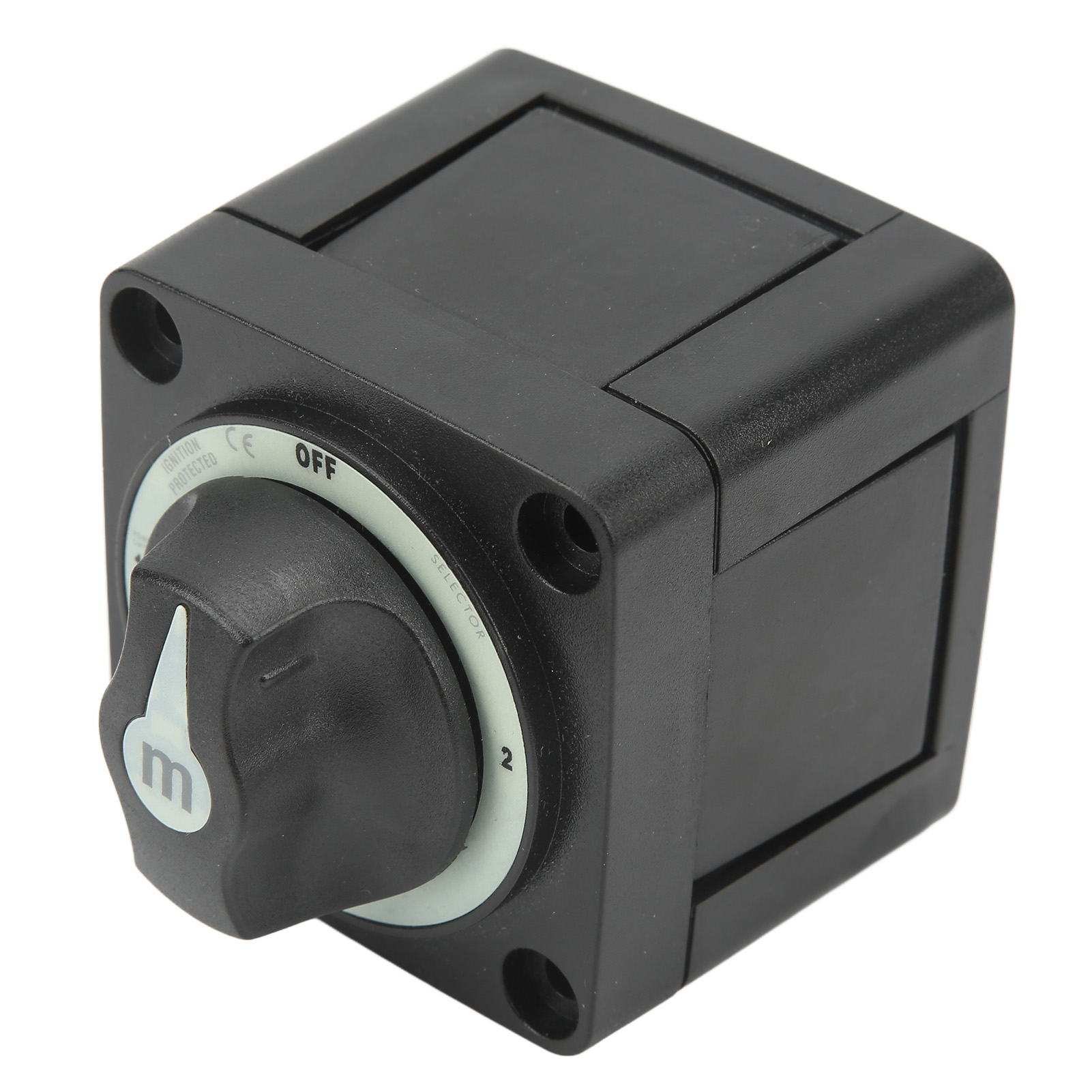 4-stufiger Marine-batteriewahlschalter, Stromkreistrennschalter Für Boote, Wohnmobile, 12v/24v, Robust, Mit Drehknopf, Wasserdicht.