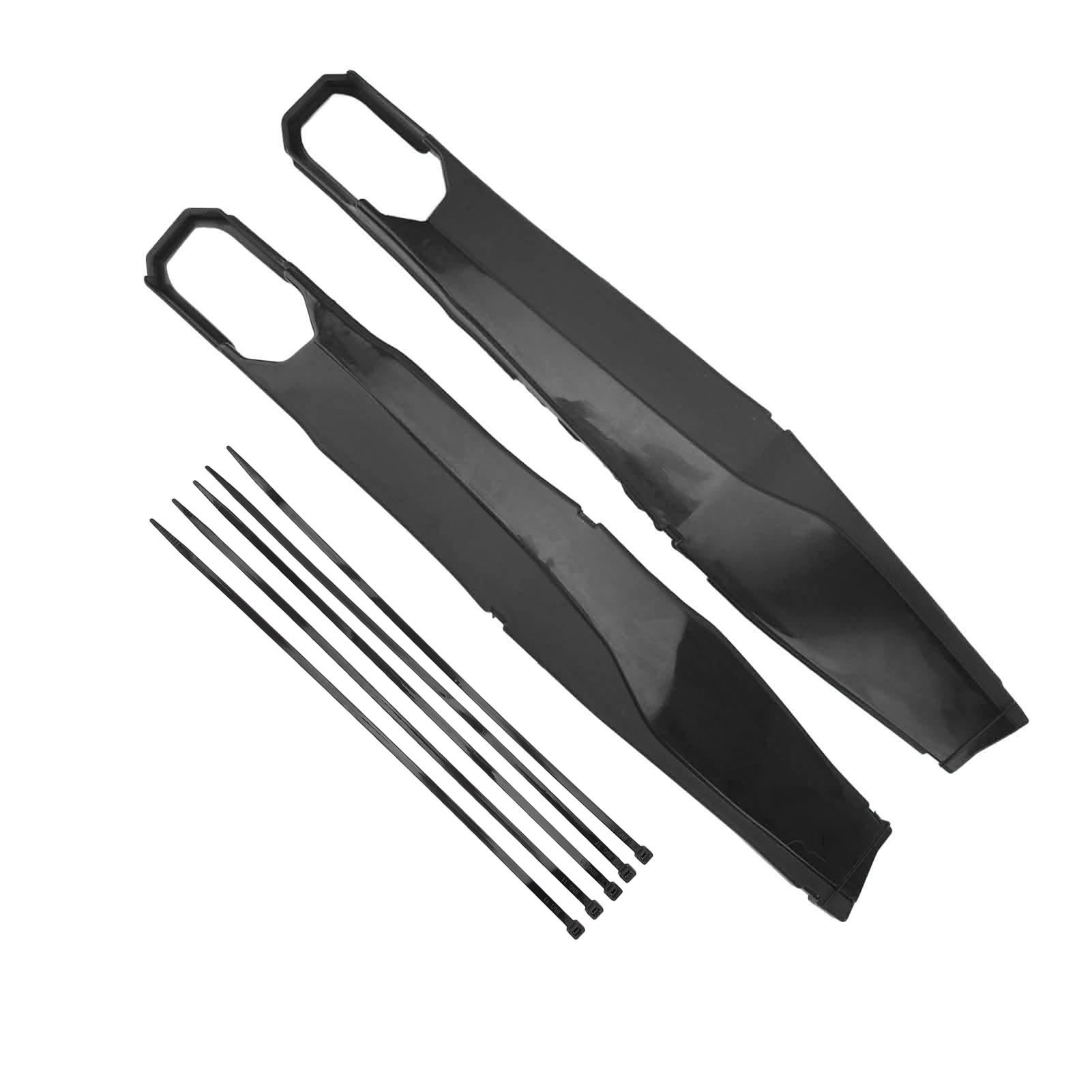 Paar Seitliche Schwingenschutzabdeckungen, Staubdicht, Schwarz, Kompatibel Mit Exc 125-500, Linke Und Rechte Hintere Schwingenschutzabdeckungen, Schutzabdeckung Für Offroad-motorräder.