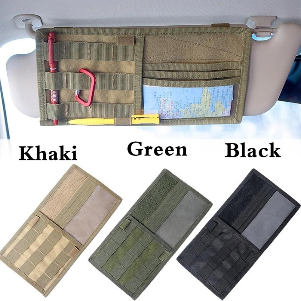 Aufbewahrungstasche Für Die Sonnenblende, Auto-organizer Aus Nylon, Tasche Für Karten, Stifte Und Sonnenbrille