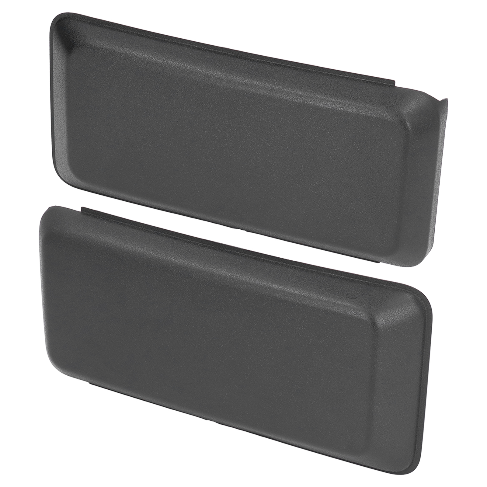 2x Frontstoßstangenschutz-set Aus Schwarzem Abs-kunststoff Mit Kratzschutzpolsterung, Auto-tuning-zubehör