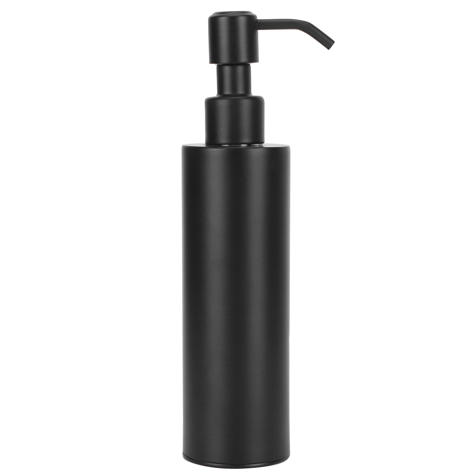 Schwarzer Seifenspender (200 Ml), Arbeitsplatte Aus Edelstahl 304, Behälter Für Lotion Und Flüssigshampoo