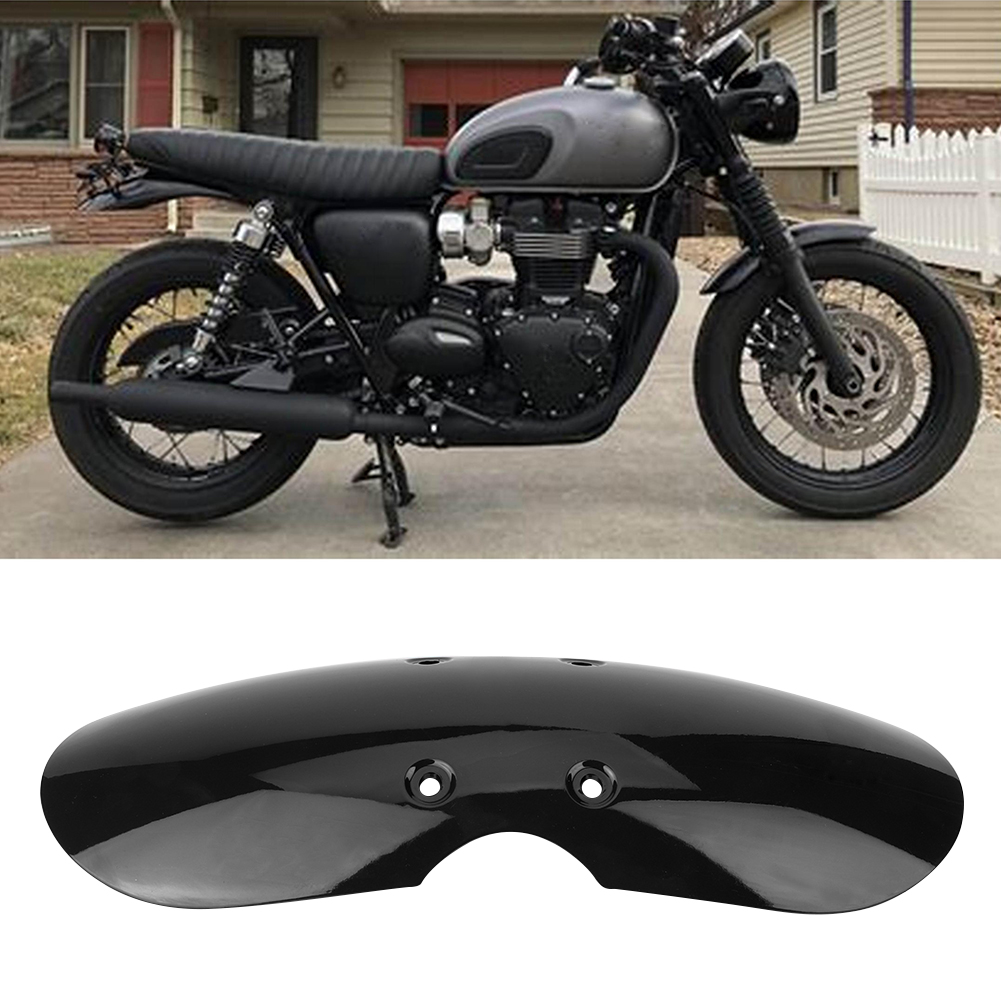 Kurzer Vorderer Kotflügel Für Triumph T100 Motorräder (2001-2016), Robuster Schwarzer Schutz, Ersatzteil, Radabdeckung, Universeller Kotflügel