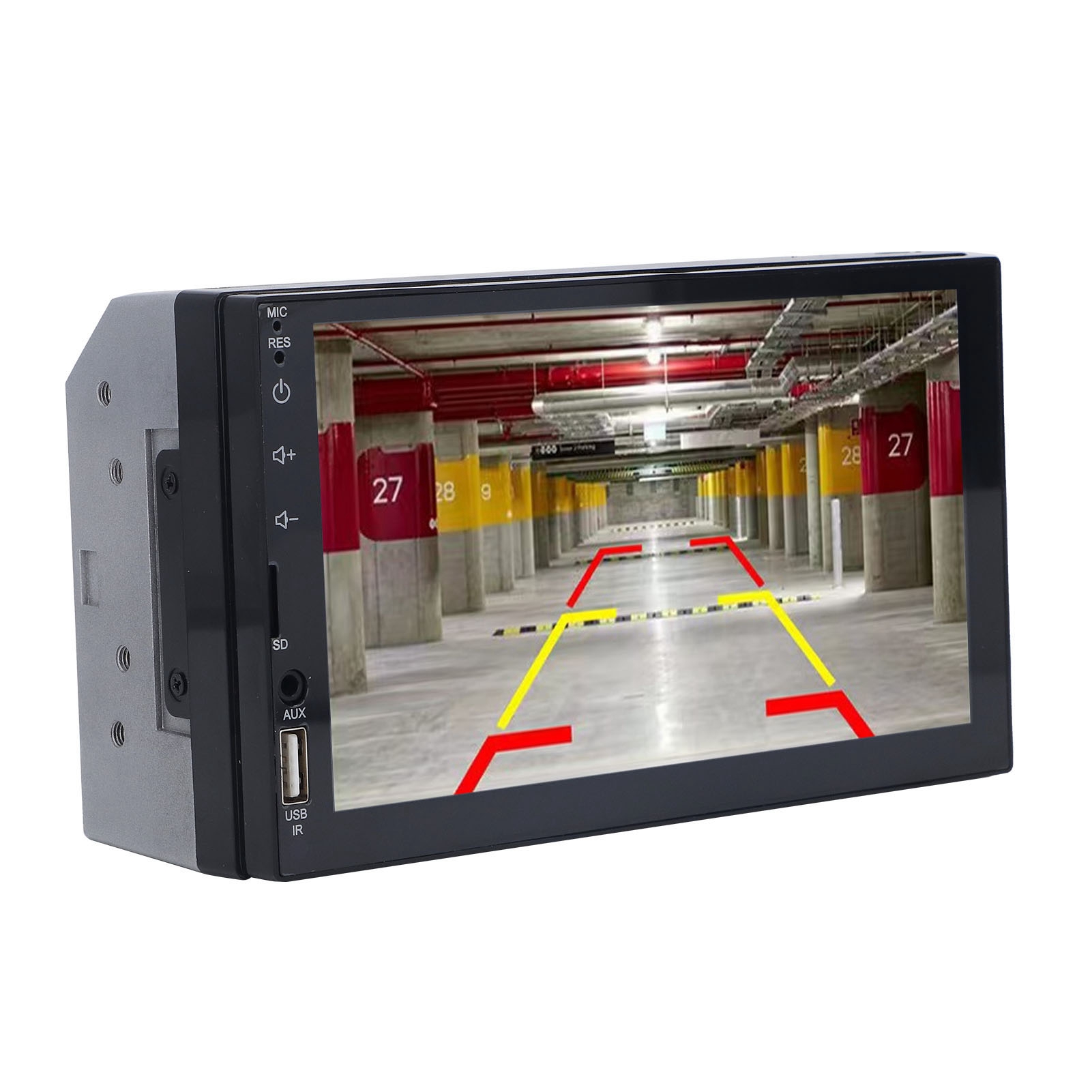 2-din-autoradio Mit Mp5-player, Bluetooth-freisprecheinrichtung, 7-zoll-hd-touchscreen, Fm-radio, Multimedia-empfänger, Usb 2.0- Und Aux-anschlüssen Sowie Dsp-chip