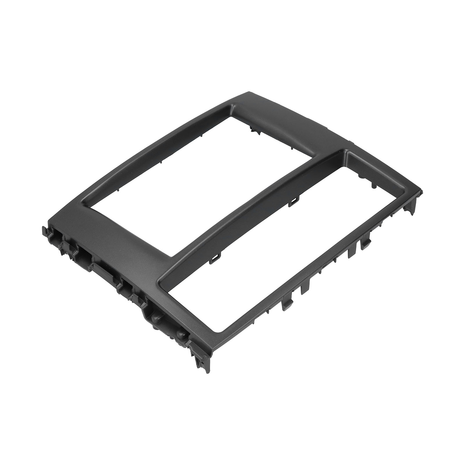 2-din-autoradio-einbaurahmen Mit Gps-navigationssystem Für Mitsubishi Pajero 2007, Dvd-stereoanlage Mit Bildschirm, Schwarz, Abs-kunststoff