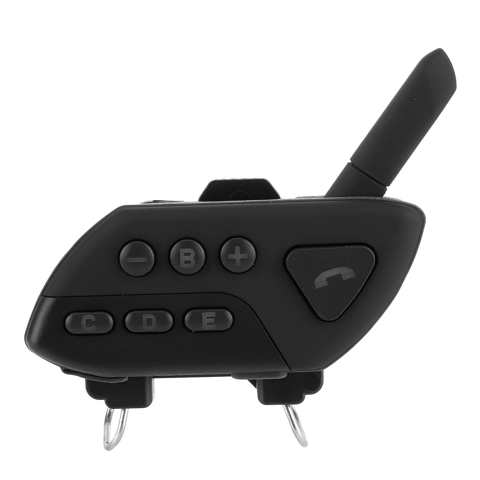 Motorrad-intercom-system Für Motorradhelme, Bluetooth-kopfhörer, 120 Km/h, Geräuschunterdrückung, Schwarz