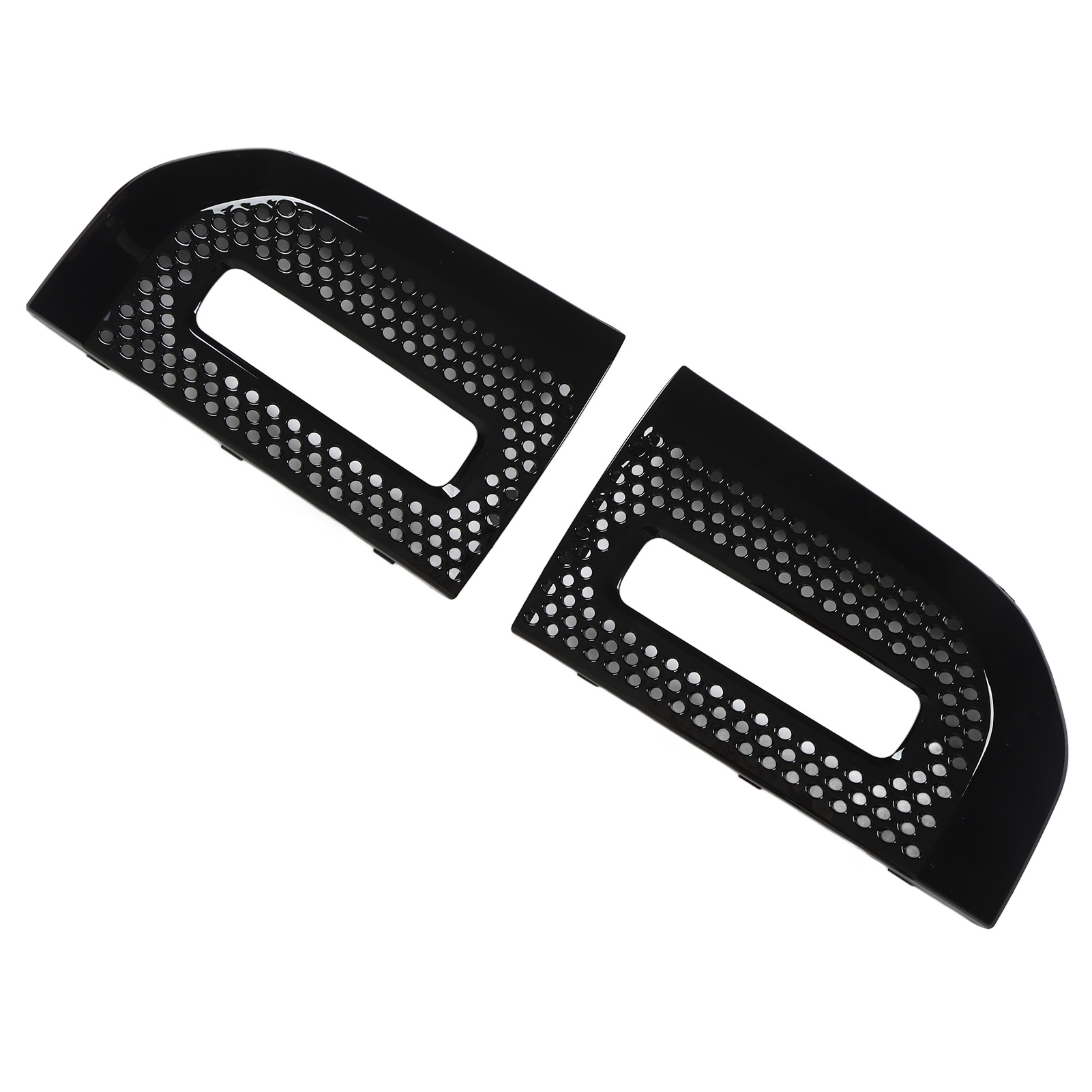 Glänzend Schwarzer Nebelscheinwerfergrill-zierring Lr129432, Ersatzteil Für Land Rover Defender 90 110 130 L663 2020+, Frontstoßstangenverkleidung.