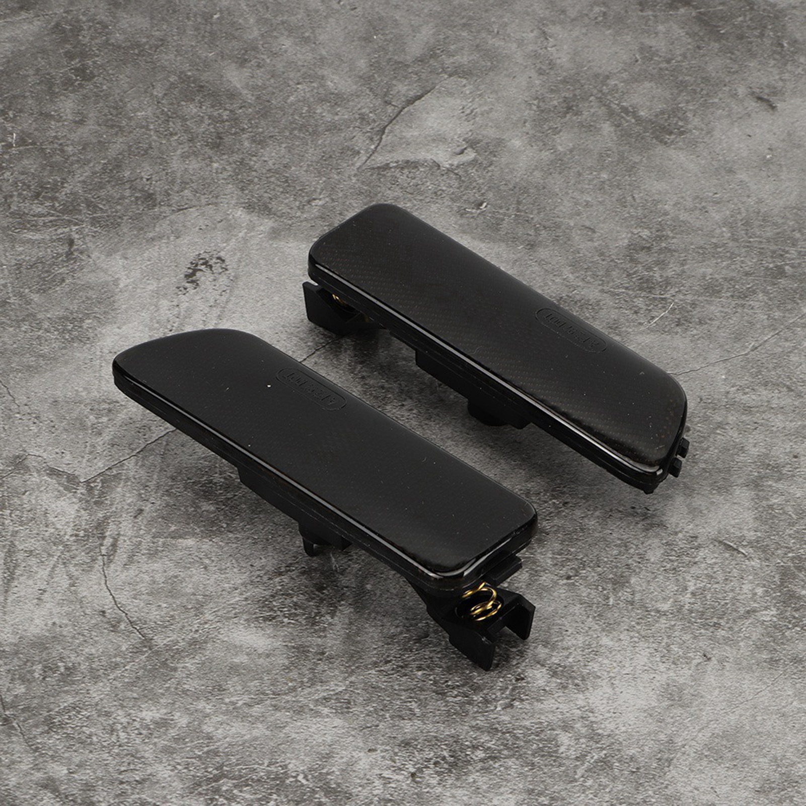 Paar Getönte Schwarze Seitenmarkierungsleuchten Für Mk4-blinker, Schutzgehäuse, 2er-set, Kompatible Teilenummer 617215181853