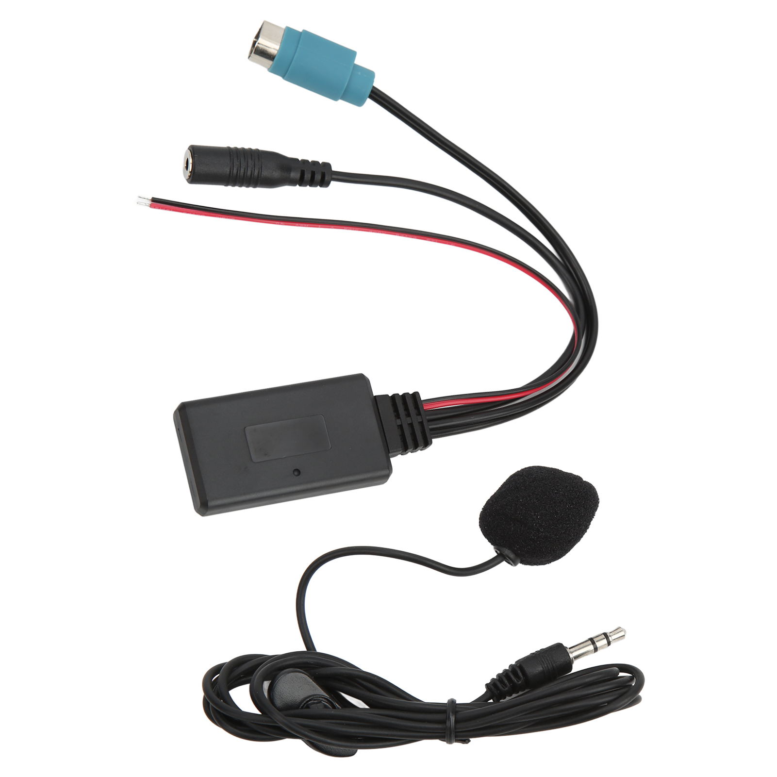 Bluetooth 5.0 Kfz-modul Mit Aux-adapter, Freisprecheinrichtung Und Mikrofon, Robustes, Alterungsbeständiges Abs-gehäuse, Kompatibel Mit Alpine Kce-236b