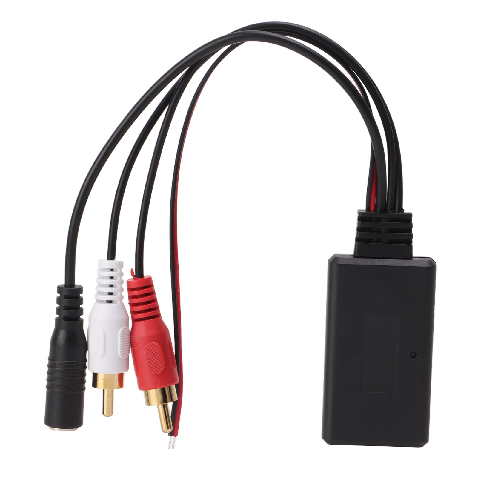 Bluetooth 5.0 Automodul Mit Aux-eingang, Freisprecheinrichtung, Eingebautem Mikrofon, Robustem Abs-gehäuse, Universell Einsetzbar, Kompatibel Mit Pioneer 2rca-adaptern