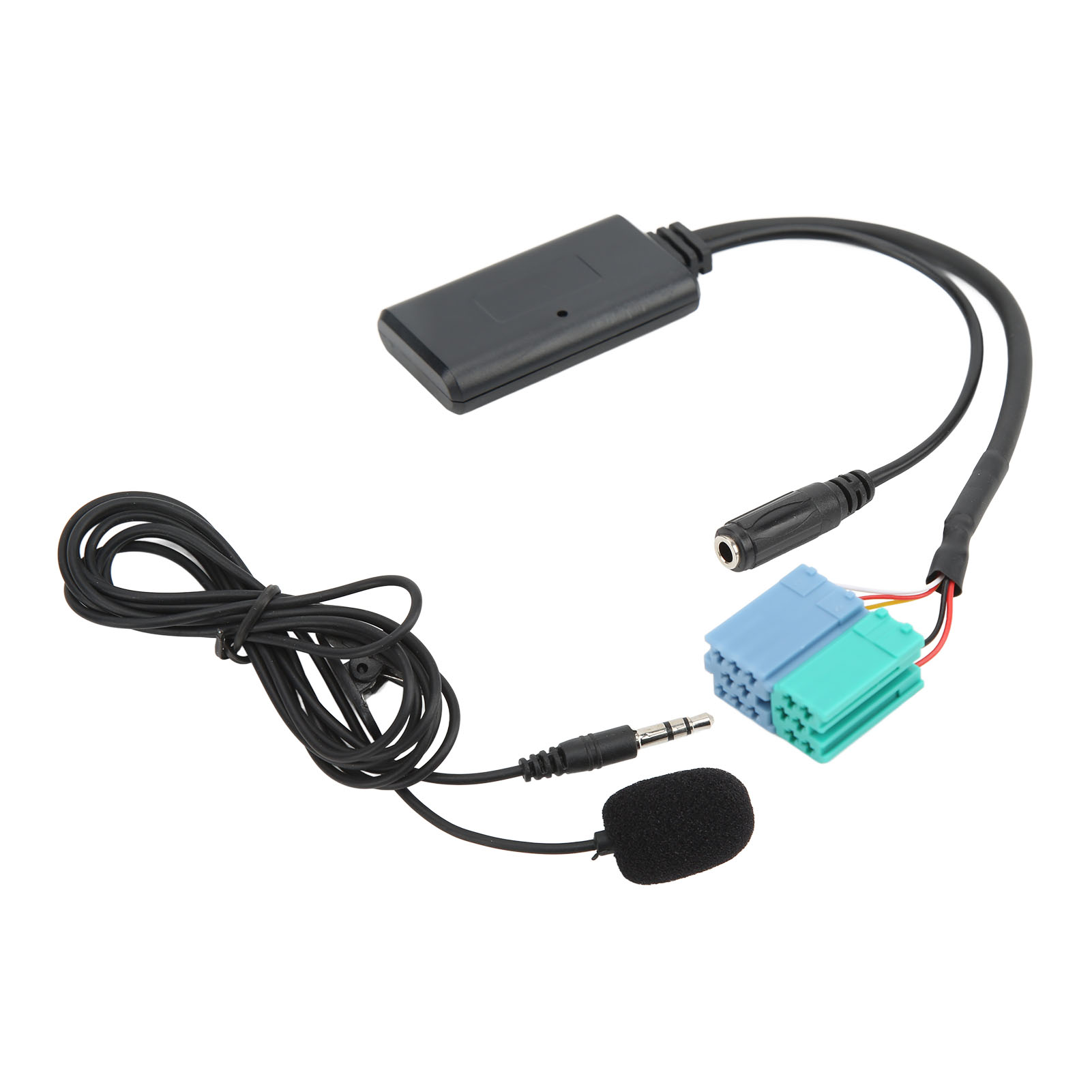 Bluetooth 5.0 Autoradio-aux-adapter Mit Integriertem Mikrofon, Kabelloses Freisprechsystem Für Becker Autoradios, Usb-anschluss, Kompatibel Mit Dem Auto