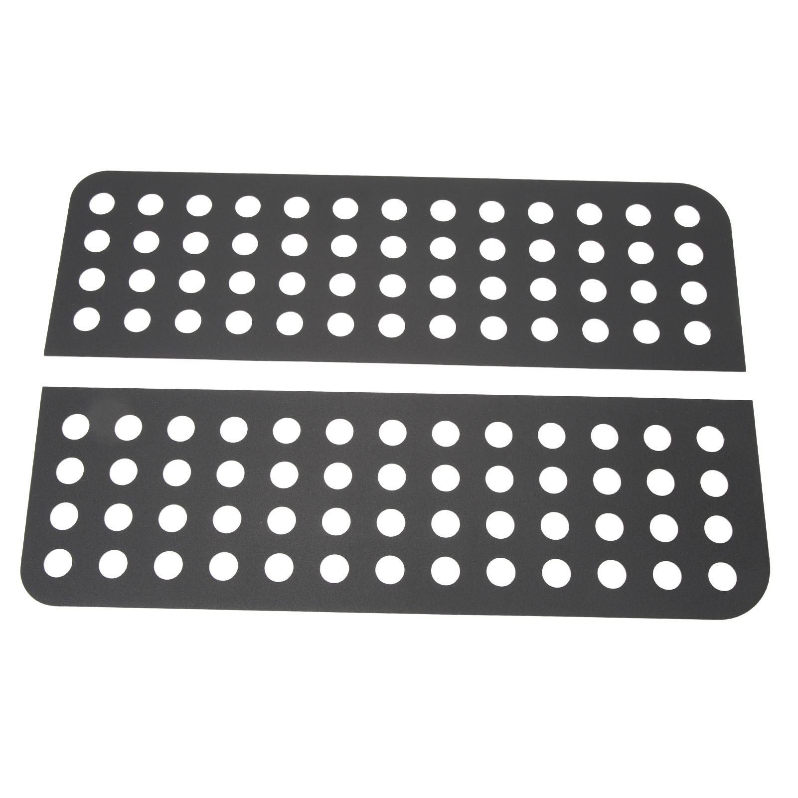 2 Seitenfensterleisten Aus Aluminiumlegierung Für Wrangler Jk (2007–2018), Türverkleidungen, Ausführung A, 2-teiliges Set