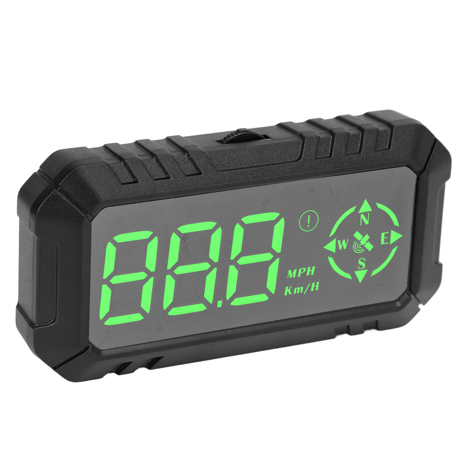 3-in-1 Gps-hud-geschwindigkeitsanzeige Für Autos, Kompass, Umschaltbarer Tachometer (km/h/mph), Geschwindigkeitsüberschreitungsalarm Und Müdigkeitswarnung, Geeignet Für Suvs Und Lkws.