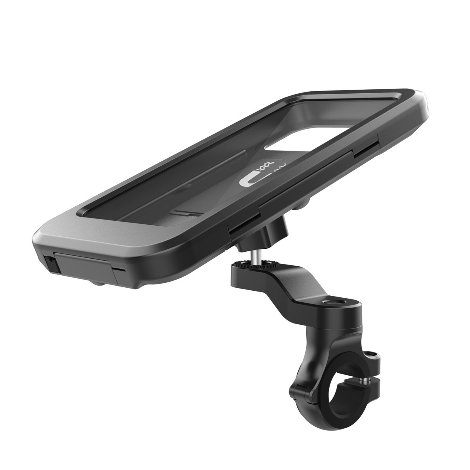 Wasserdichte Ipx4-fahrradhandyhalterung, Magnetische Fahrradlenkerhalterung, Robuste Smartphone-halterung, Tragbare Fahrradtasche, 360°-diebstahlschutzhalterung.
