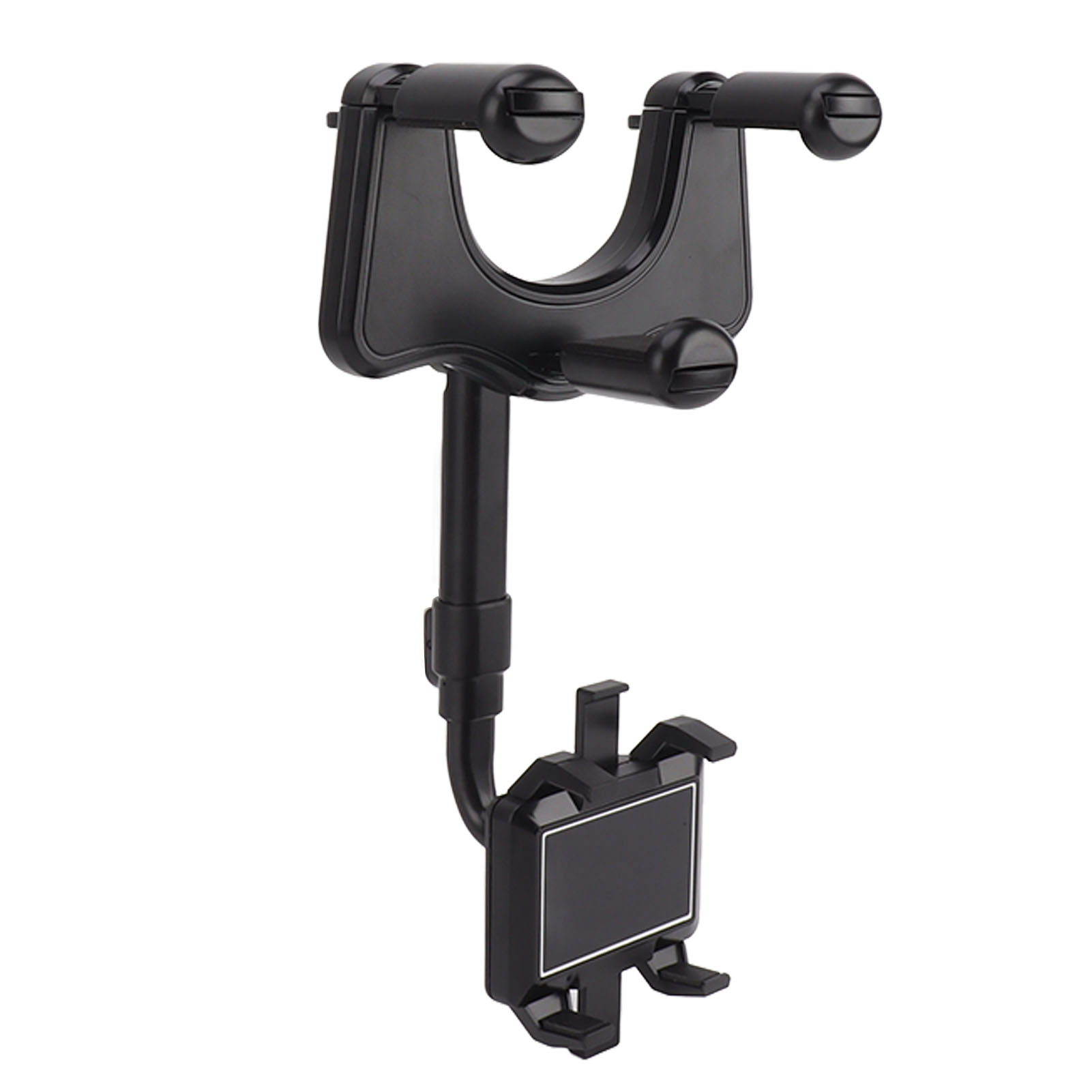 Verstellbare Handyhalterung Für Den Rückspiegel, Multifunktionale Clip-on-autohalterung, Smartphone-halterung Mit Verstellbarem Winkel, Robuste Halterung Für Fahrzeuggeräte.