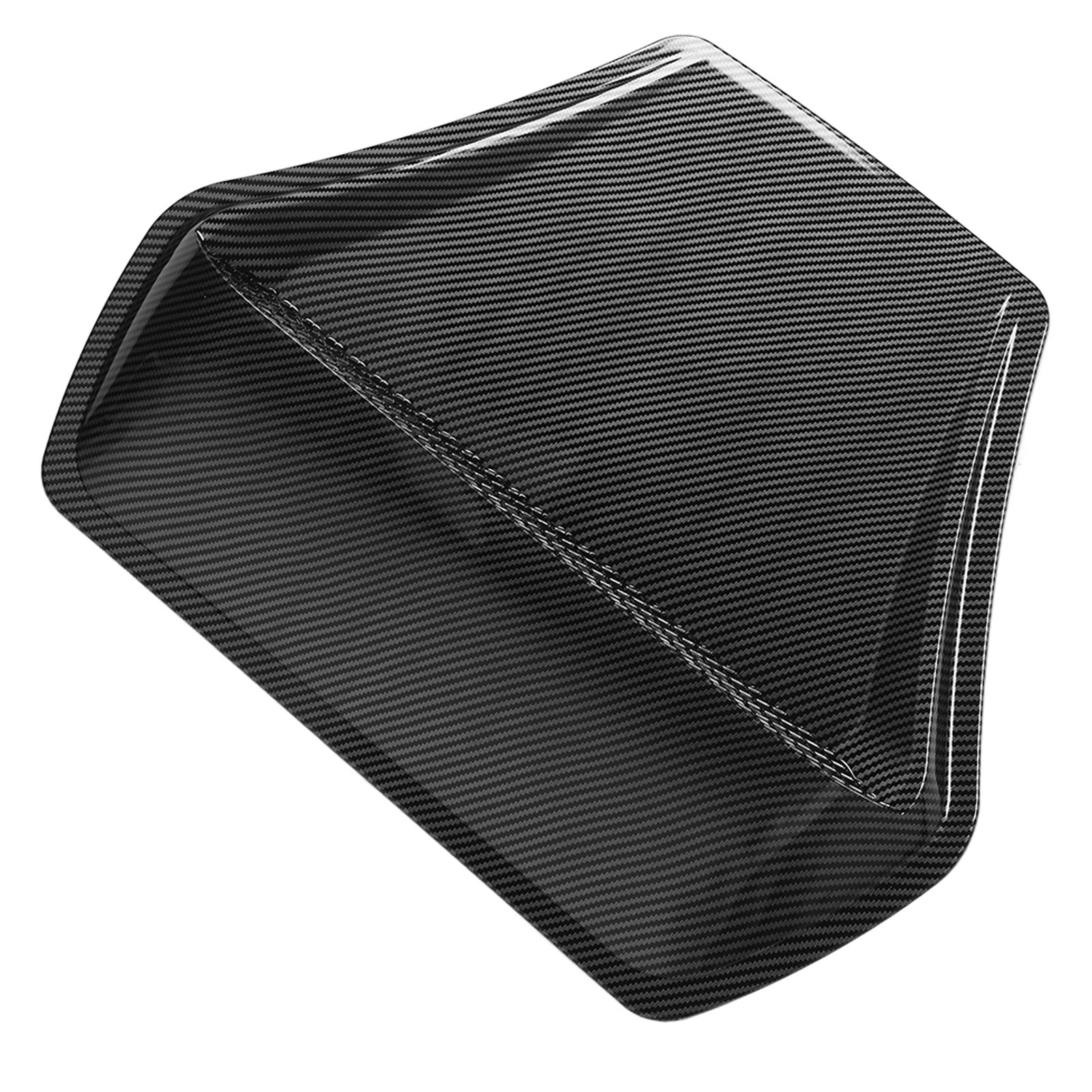Lufteinlässe Für Die Frontstoßstange, Hitzebeständige Motorhaubenverkleidung, Luftauslass-ersatz Für Mitsubishi Lancer Evo X10, Carbon-optik, 2-teiliges Set, Schwarz
