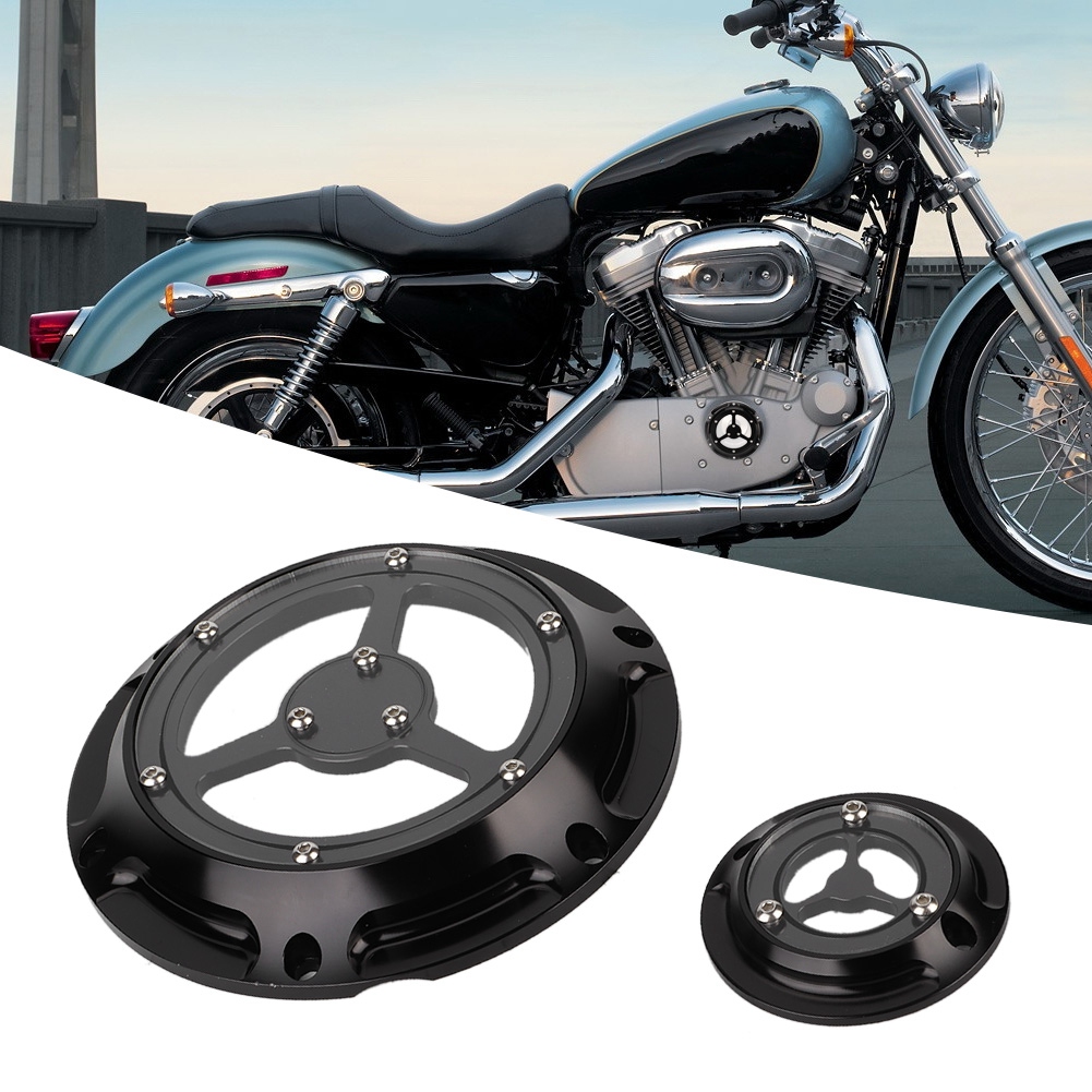 Motorabdeckung Aus Aluminium Für Harley Xl Xr 883 1200, Steuergehäusedeckel, Steuersatz, Schwarz, Robuster Schutz