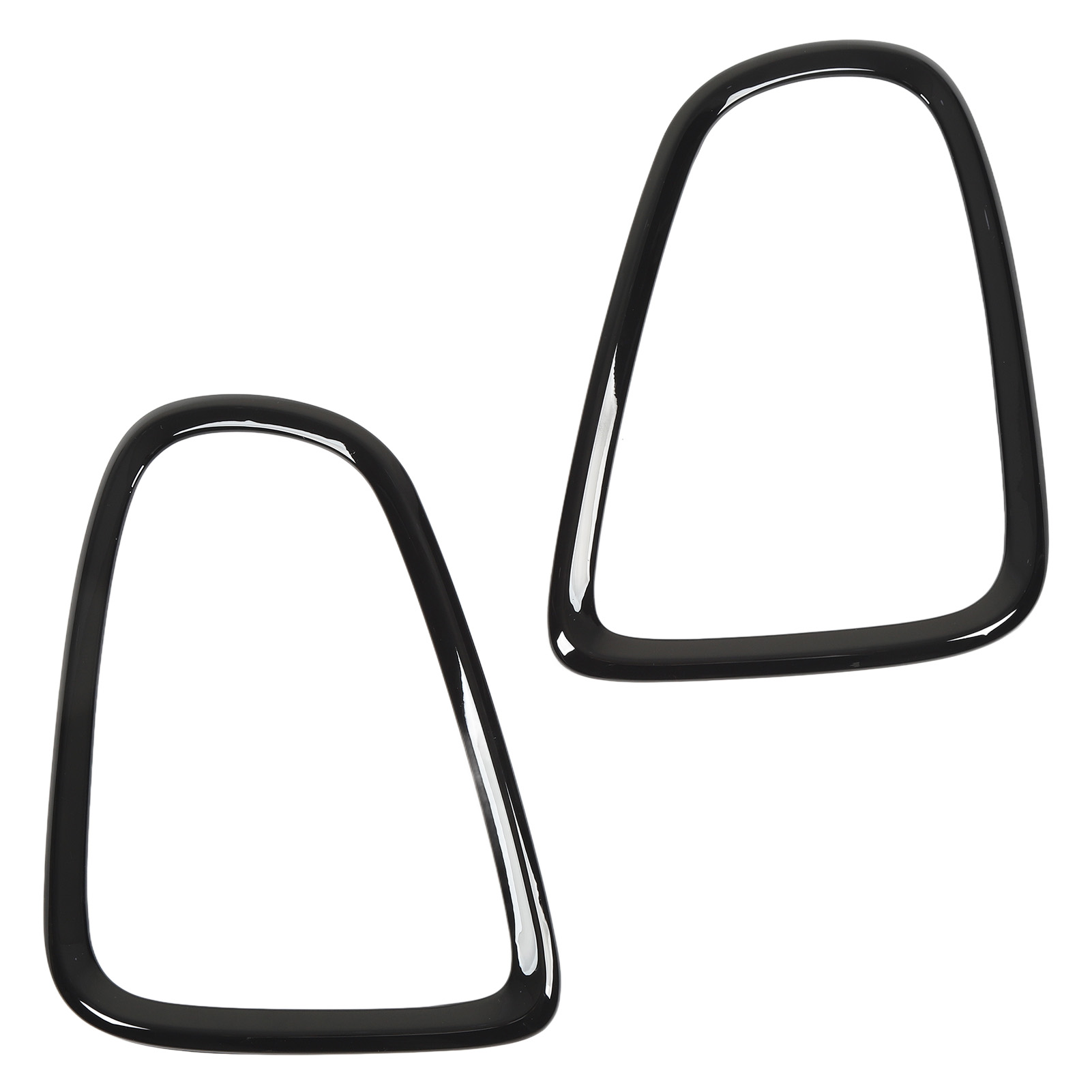 2 Stück Elegante, Glänzend Schwarze Zierringe Für Die Rückleuchten (links Und Rechts) 51132752243 Für R56 R57 R58 R59