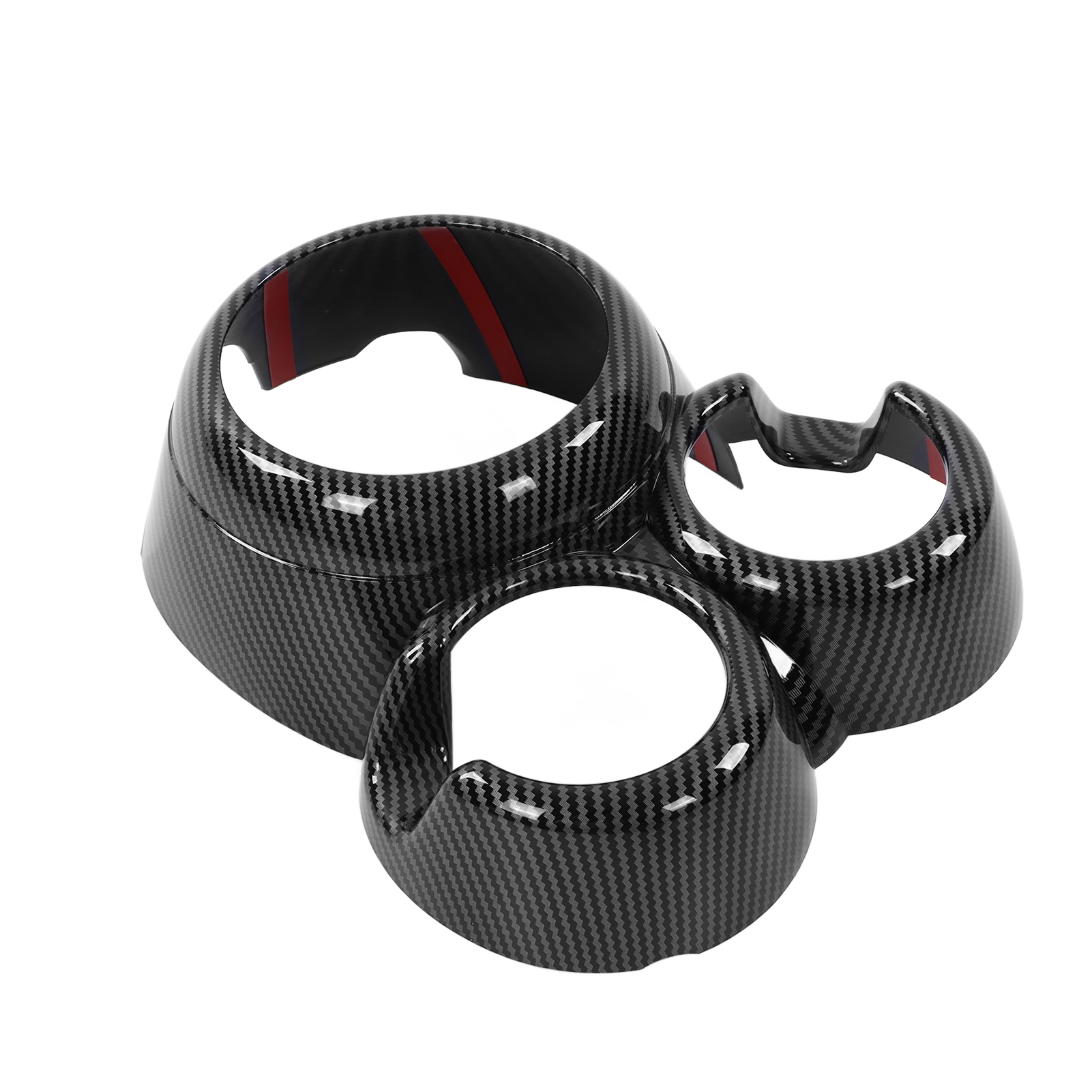 Schutzabdeckung Aus Kohlefaser Für Getränkehalter Und Schalthebel, Ersatzverkleidungen Für Mini Cooper Schrägheck F55 F56 F57 2014-2021