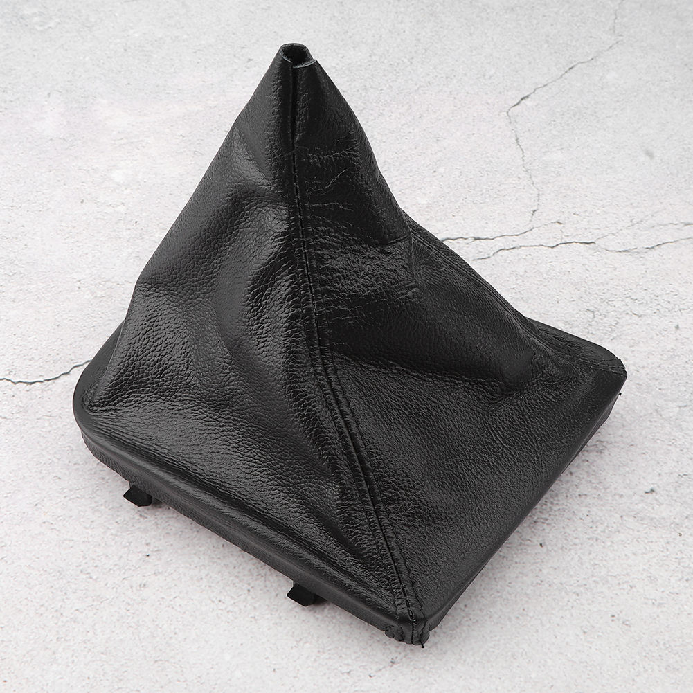 Schwarze Leder-schaltmanschette, Schalthebelmanschette, Staubschutzhülle, Passend Für 3er Bmw E46 (1998–2005)