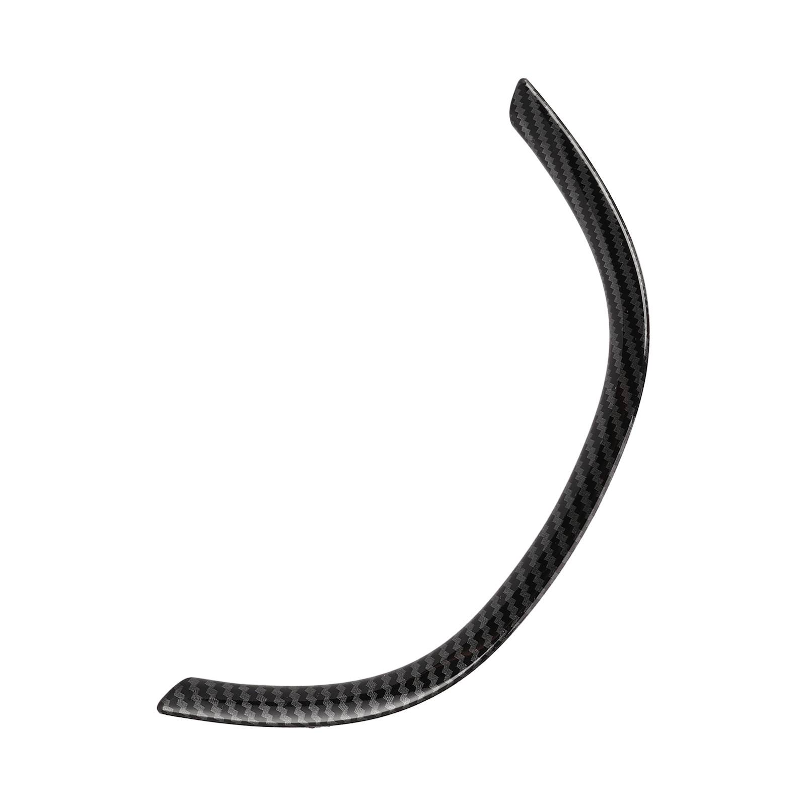 Lenkradverkleidung Zierleiste, Selbstklebend, Glänzend Schwarz, Carbonfaser, Kompatibel Mit 5er Bmw F10 (2011–2017)