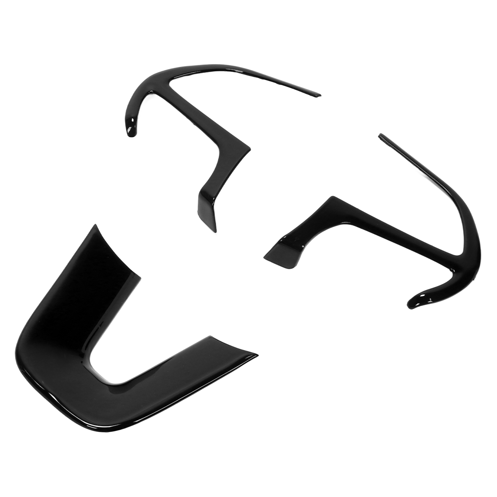 Lenkradverkleidung, 3-teilig, Ersatz Für Dodge Challenger, Charger, Durango (2015–2019), Schwarze Innenausstattung