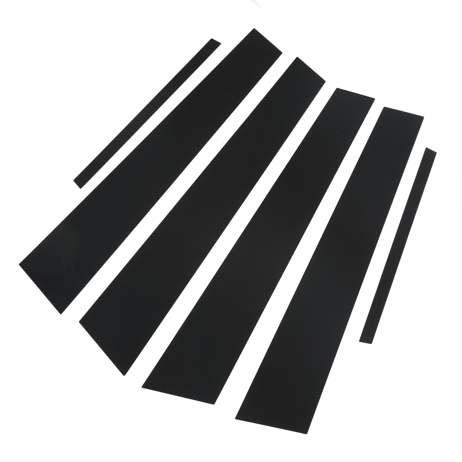 6-teiliges Set Glänzend Schwarzer Säulenverkleidungen Für Seitenfenster Als Ersatz Für Dodge Charger 2011-2021