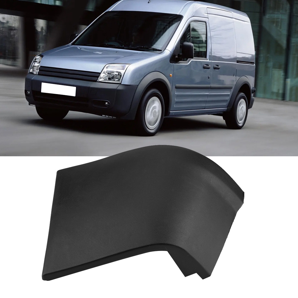 Heckstoßstangenabdeckung, Abschleppöse 4420160, Kompatibel Mit Ford Transit Connect 2002-2013, Paar Schutzkappen, Schwarzes Autozubehör.