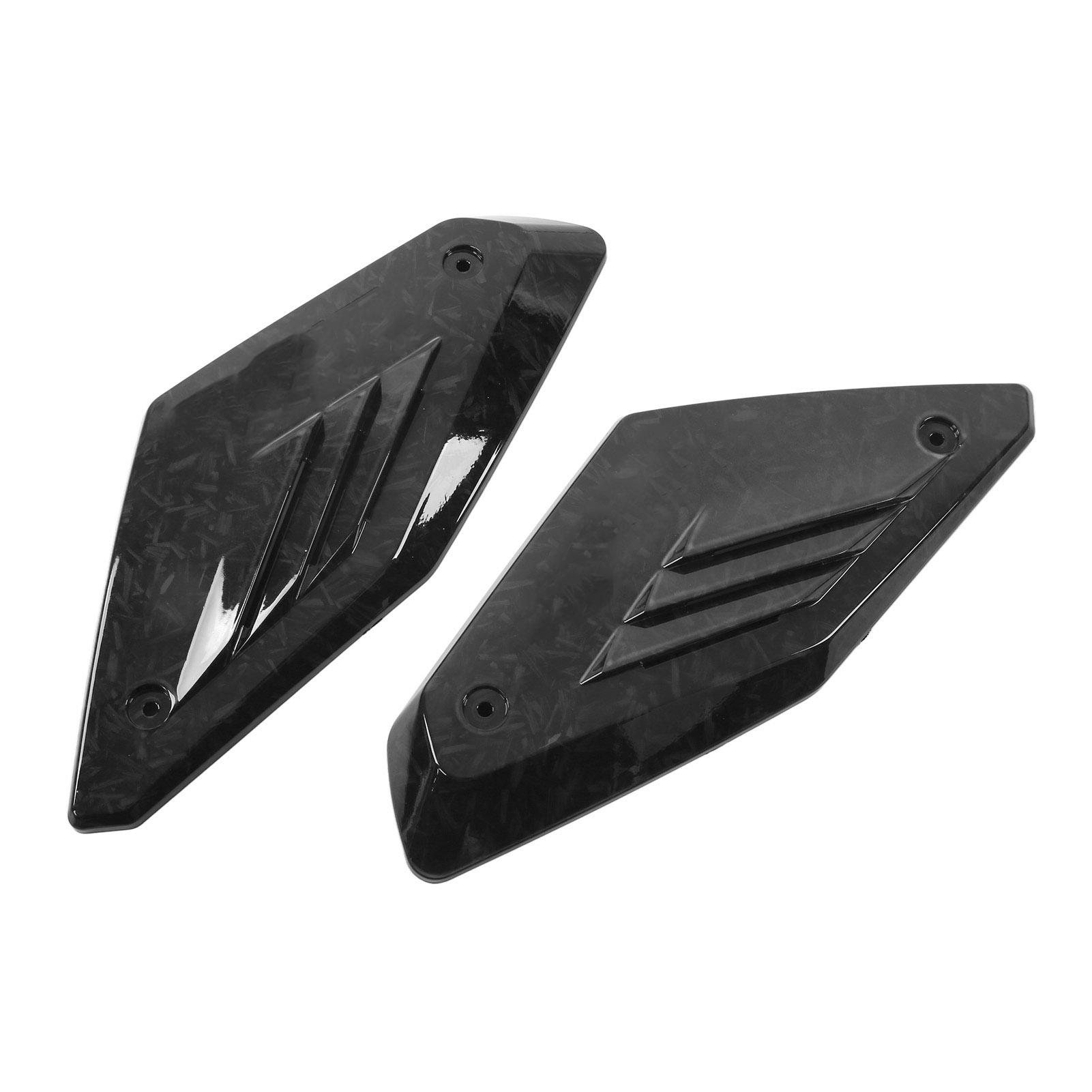 2 Motorrad-seitenverkleidungen Lufteinlassschutz Ersatz Cb650r 2019-2021 Bambuskohle
