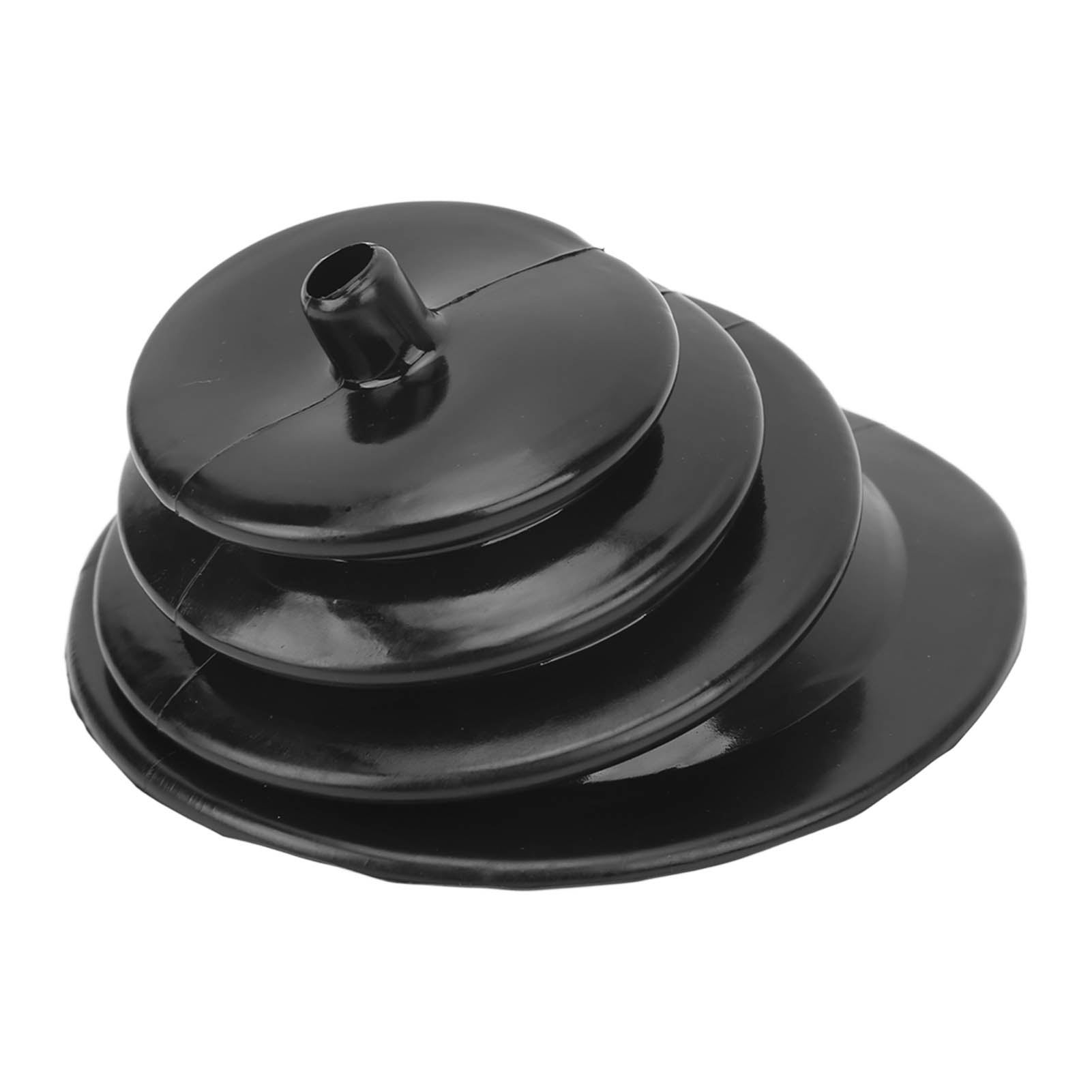 Runder Schalthebelmanschette (13,3 Cm) Mit Chromring 1651, Universelles Autoteil